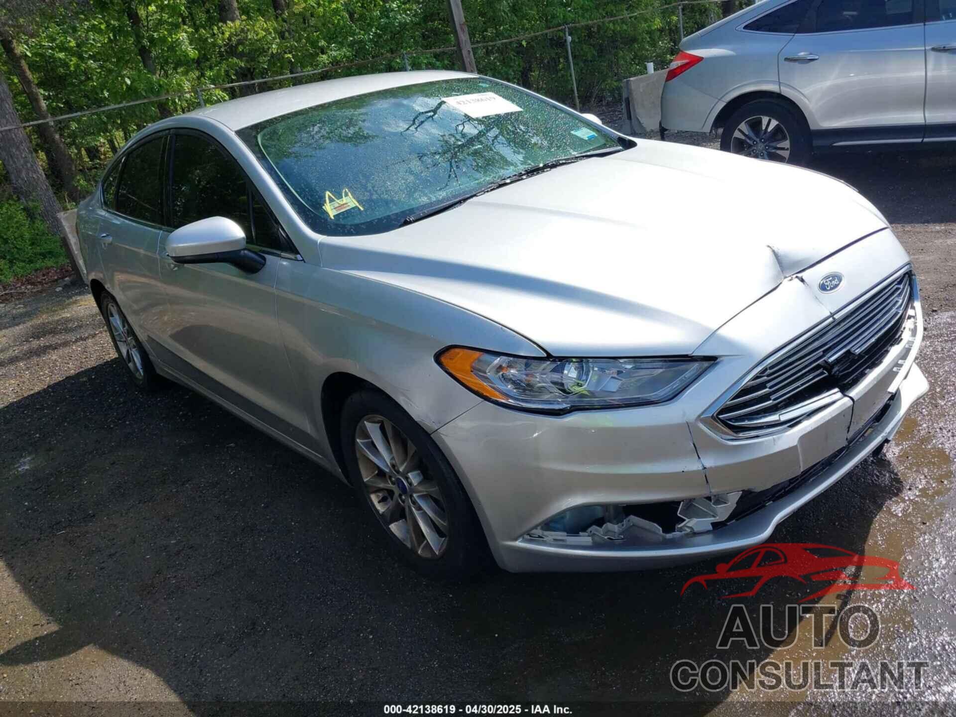 FORD FUSION 2017 - 3FA6P0H72HR390446