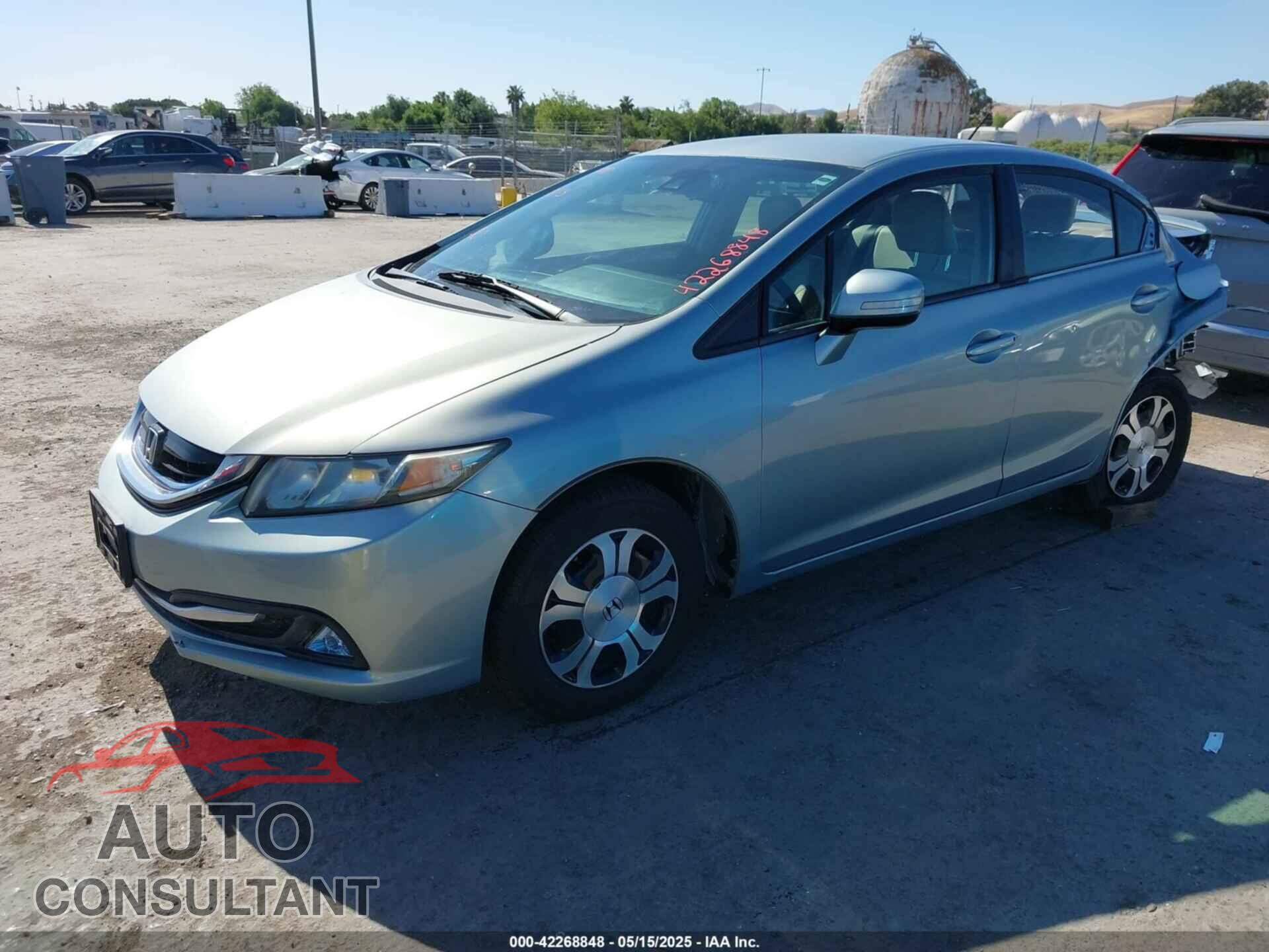 HONDA CIVIC HYBRID 2013 - 19XFB4F23DE201716