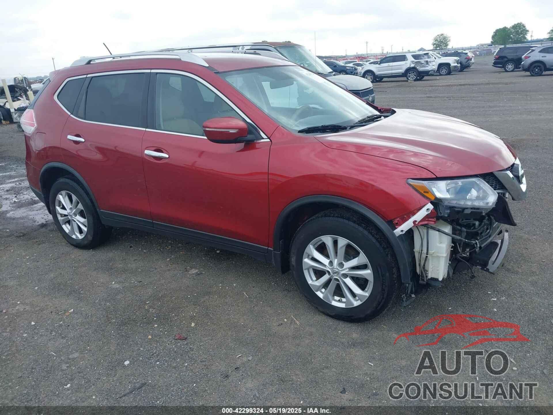 NISSAN ROGUE 2015 - KNMAT2MV9FP538645