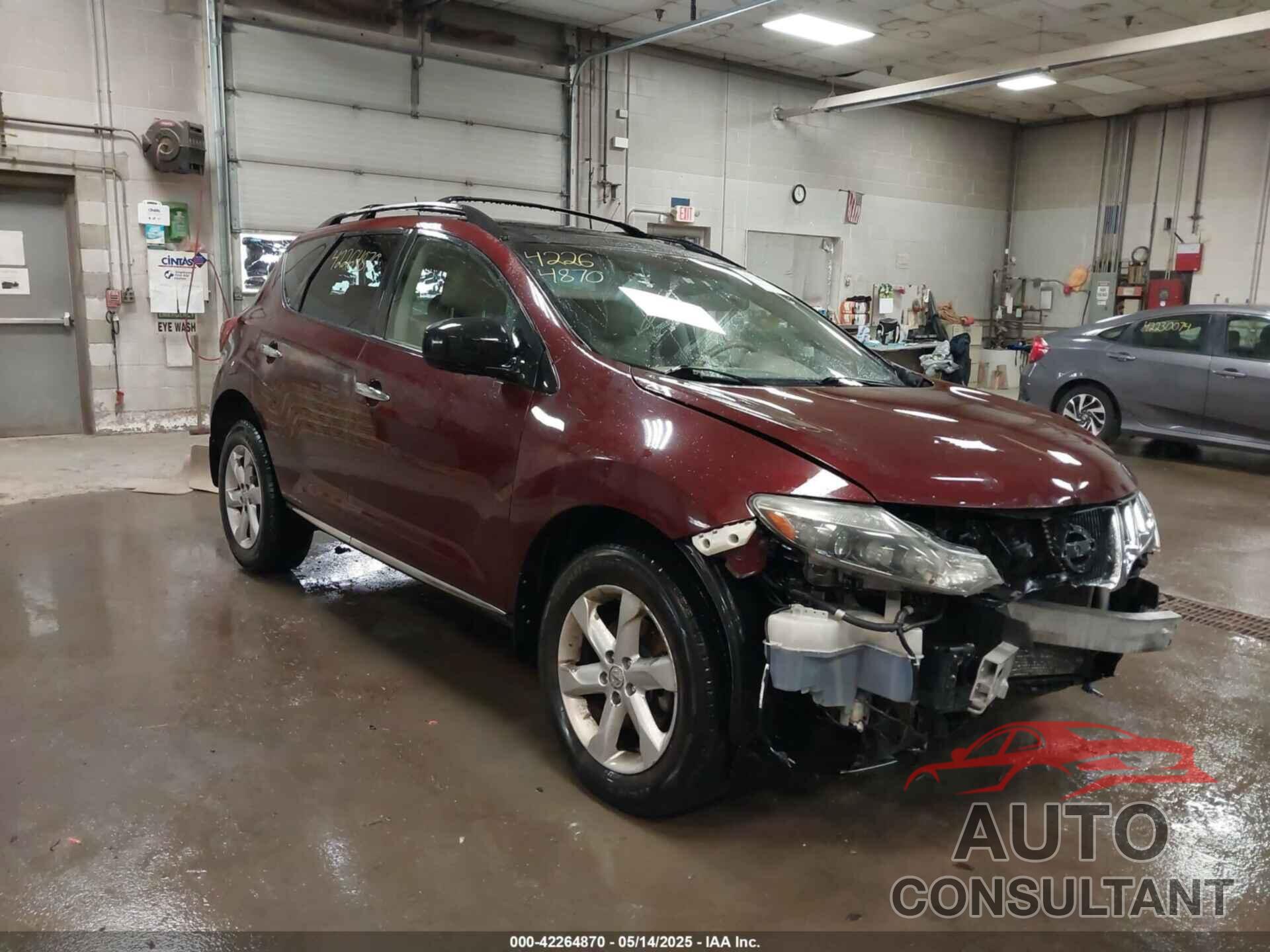 NISSAN MURANO 2009 - JN8AZ18W79W107277