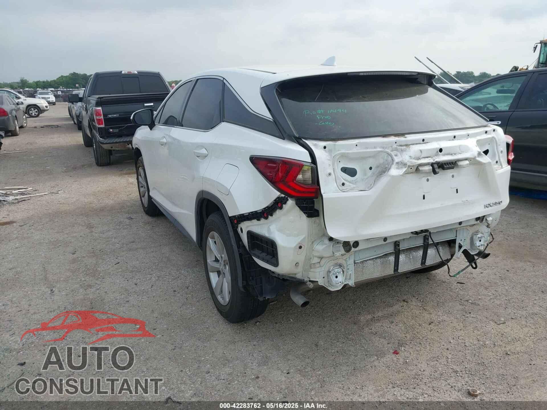LEXUS RX 350 2017 - 2T2ZZMCA1HC080950