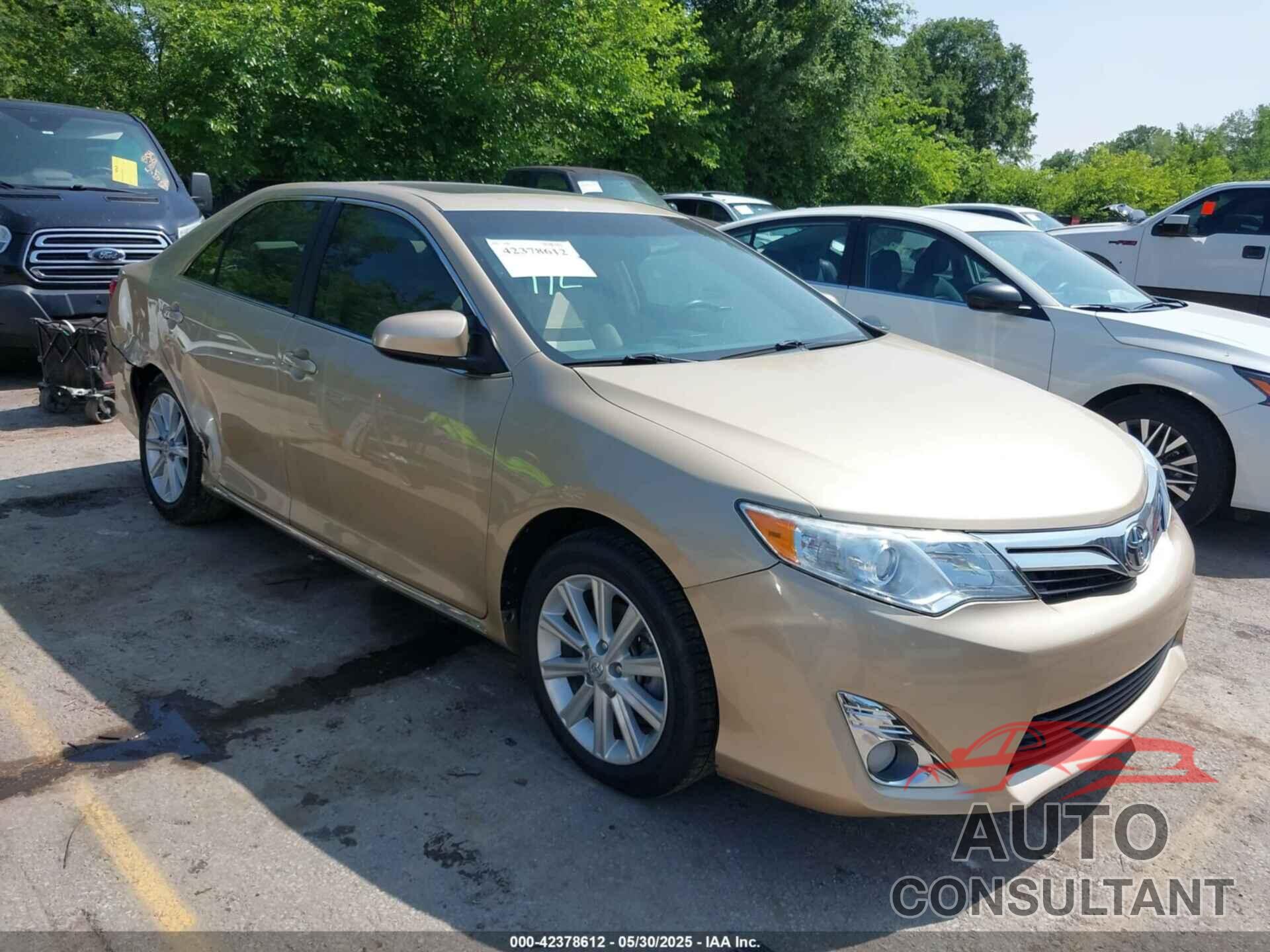 TOYOTA CAMRY 2012 - 4T1BF1FK4CU023442