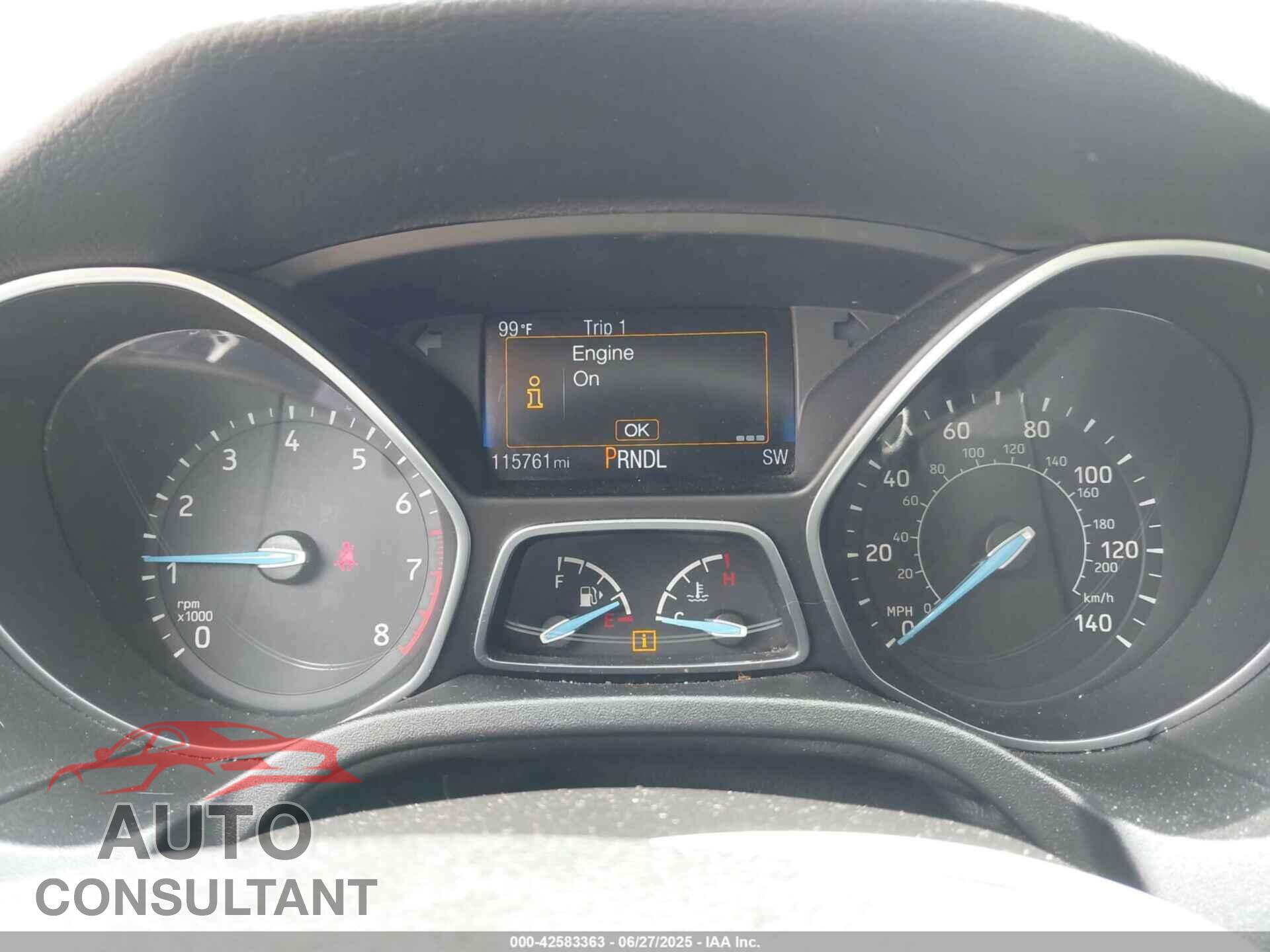 FORD FOCUS 2016 - 1FADP3F24GL340855