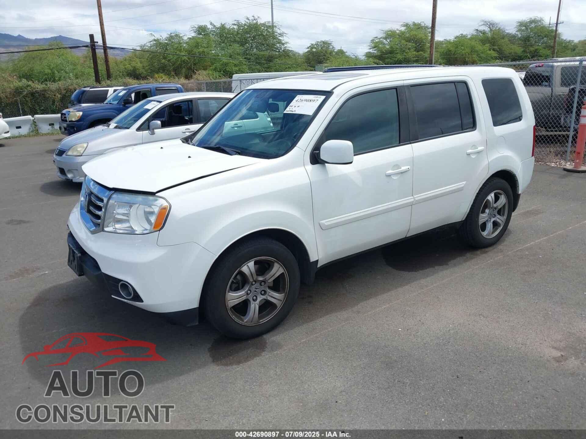 HONDA PILOT 2015 - 5FNYF4H54FB073777