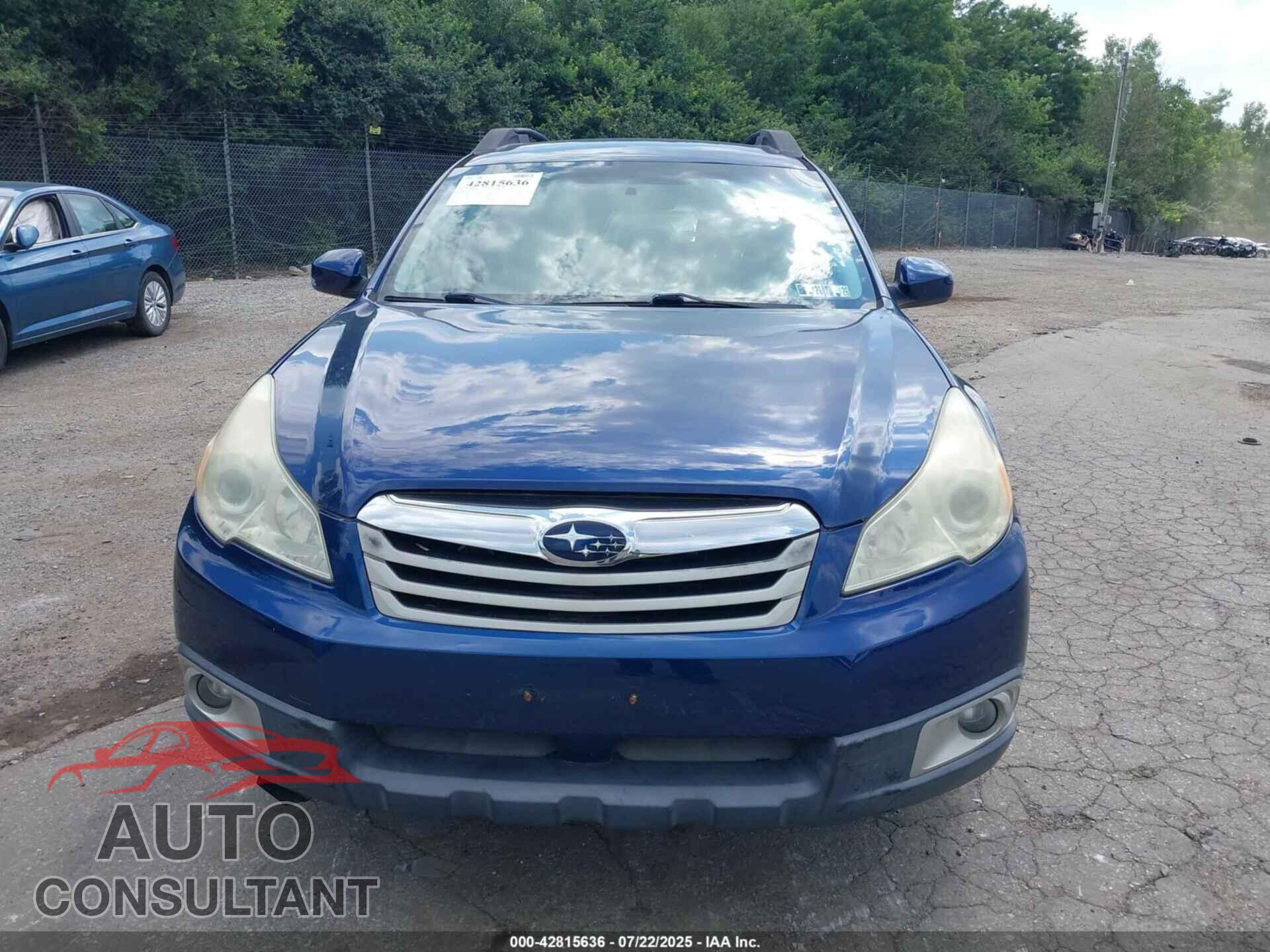 SUBARU OUTBACK 2010 - 4S4BRBCC2A3332971