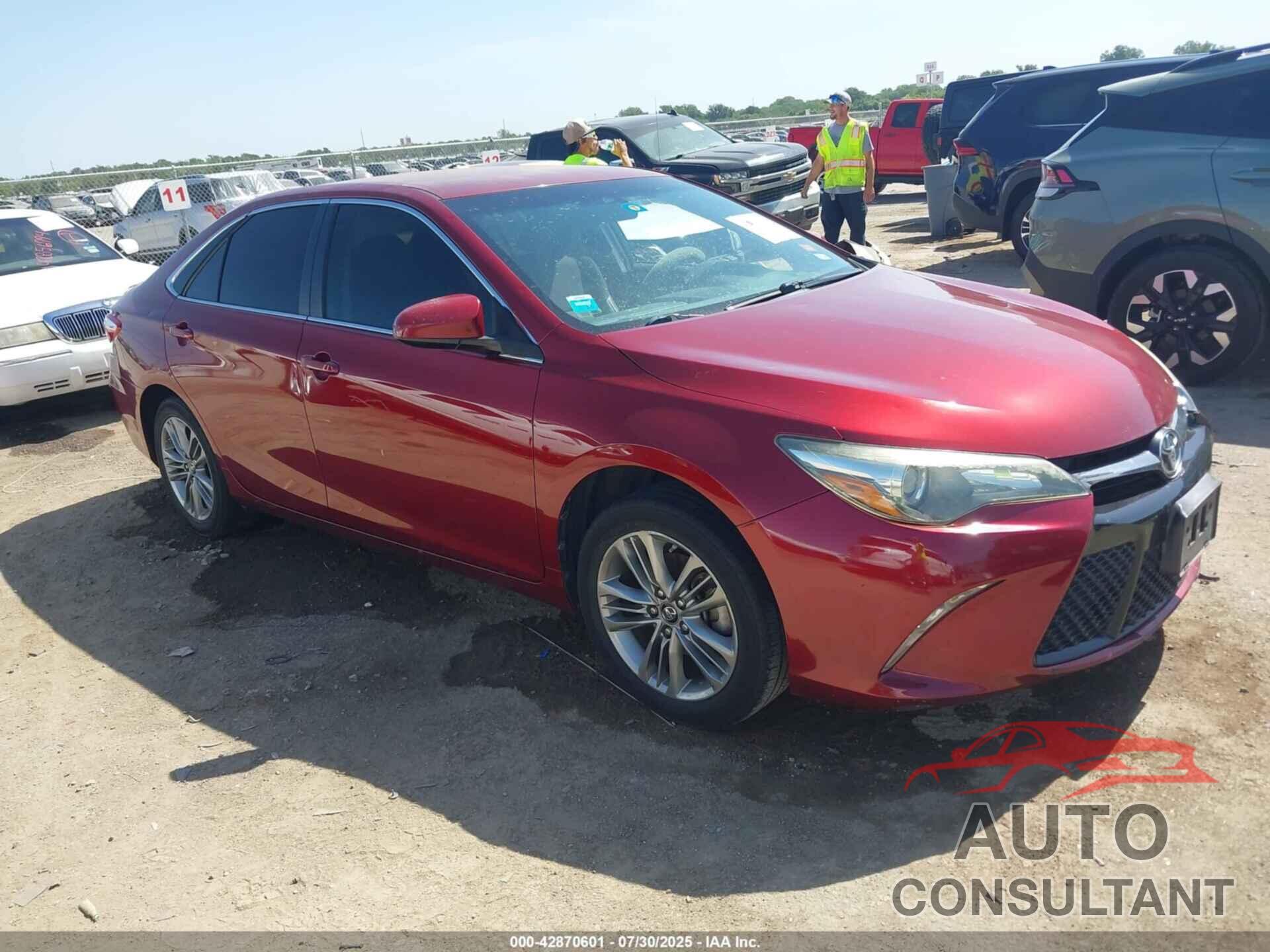 TOYOTA CAMRY 2017 - 4T1BF1FK3HU750711