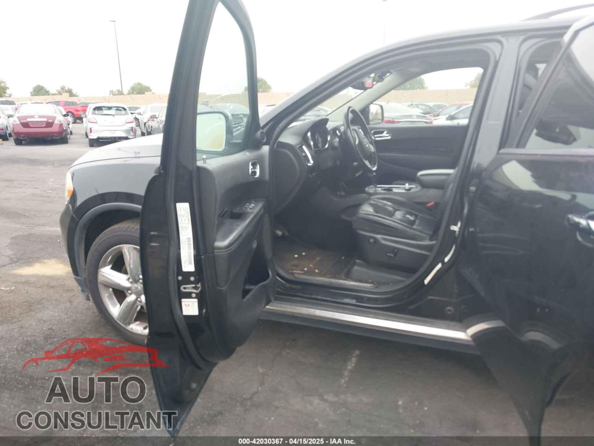 DODGE DURANGO 2012 - 1C4SDJET0CC322954