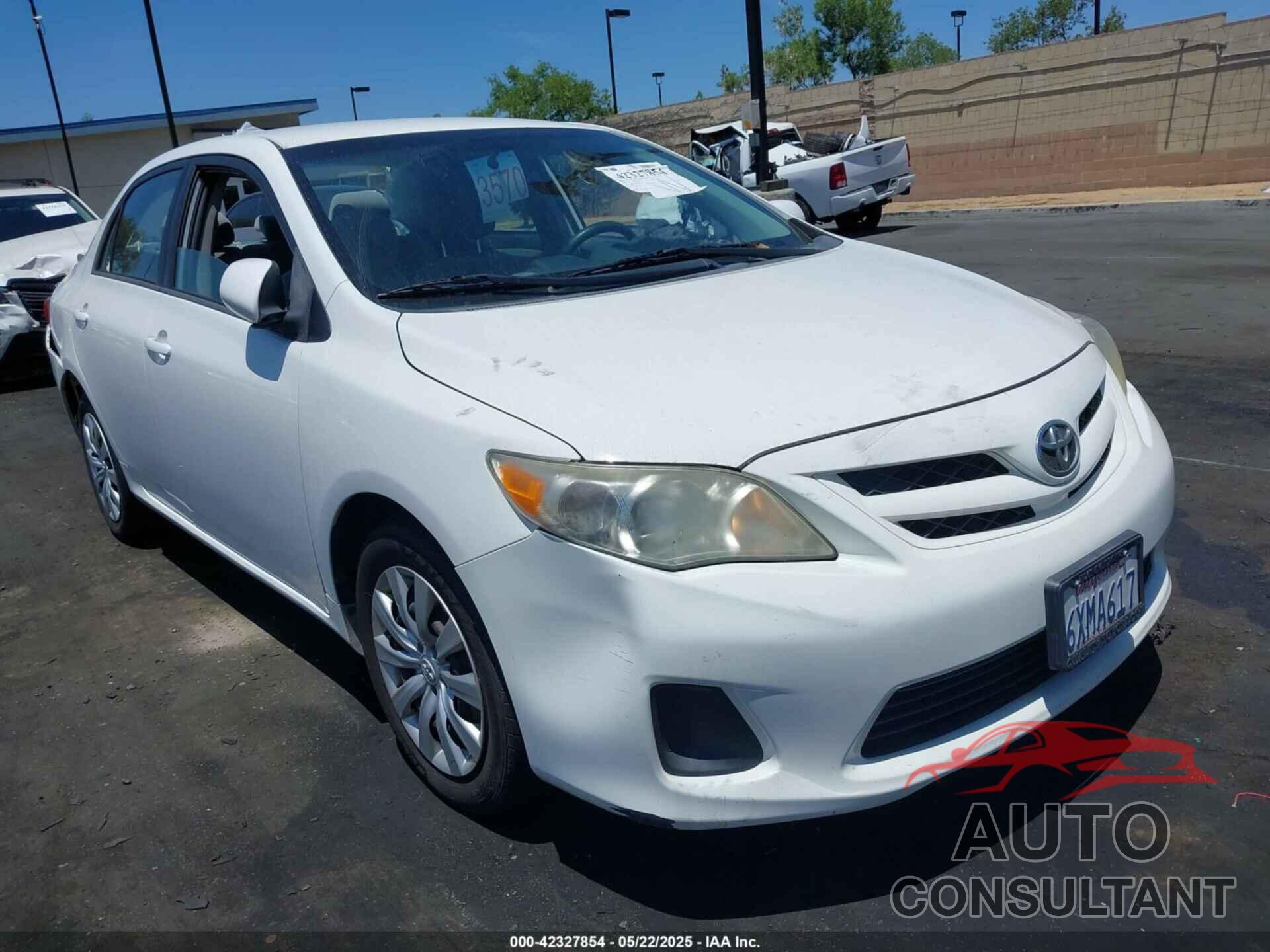 TOYOTA COROLLA 2012 - 5YFBU4EE0CP073940