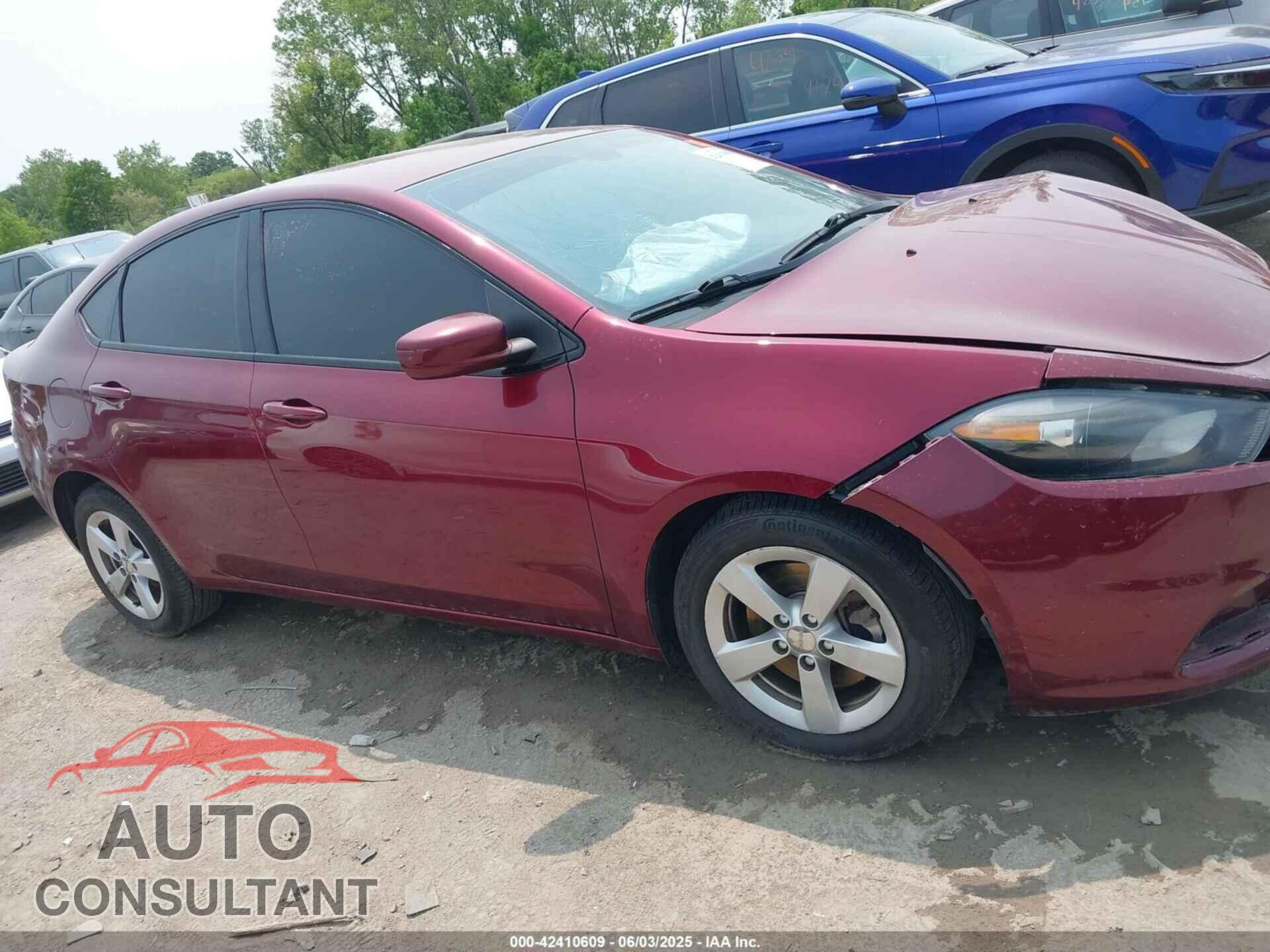 DODGE DART 2015 - 1C3CDFBB7FD300658