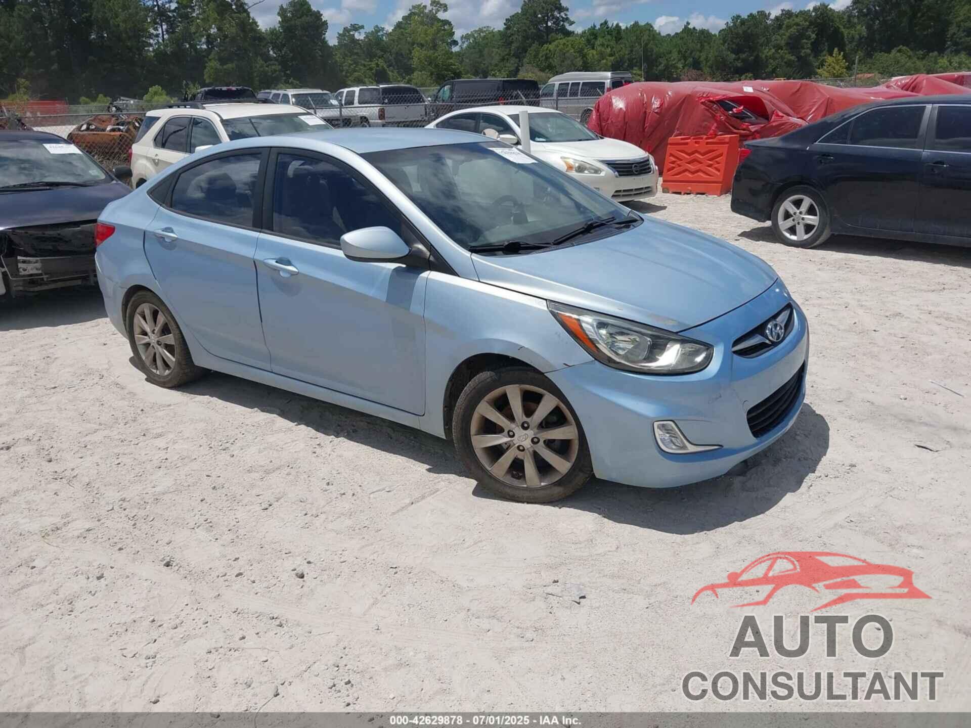 HYUNDAI ACCENT 2012 - KMHCU4AE7CU065522