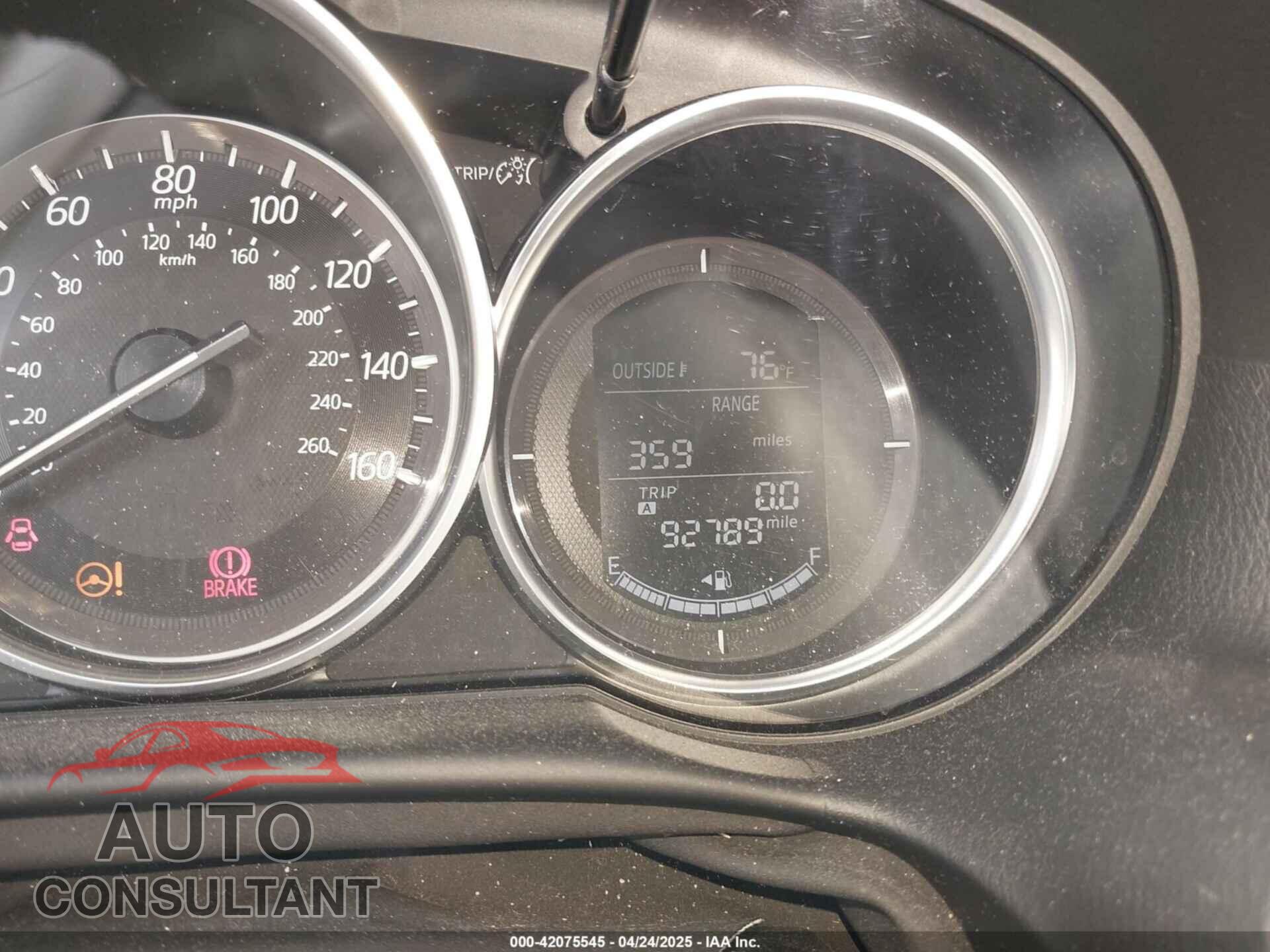 MAZDA CX-5 2016 - JM3KE4DY9G0850583