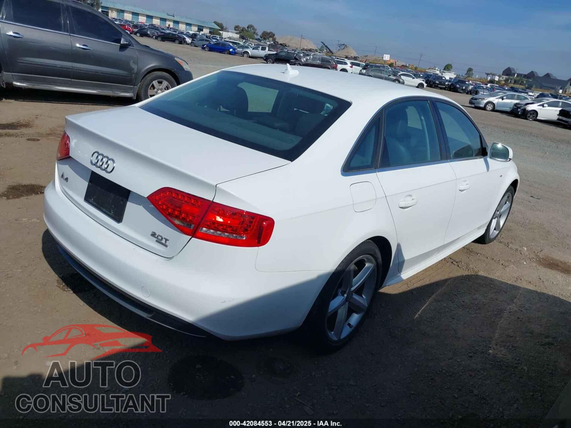 AUDI A4 2012 - WAUFFAFL2CN012462