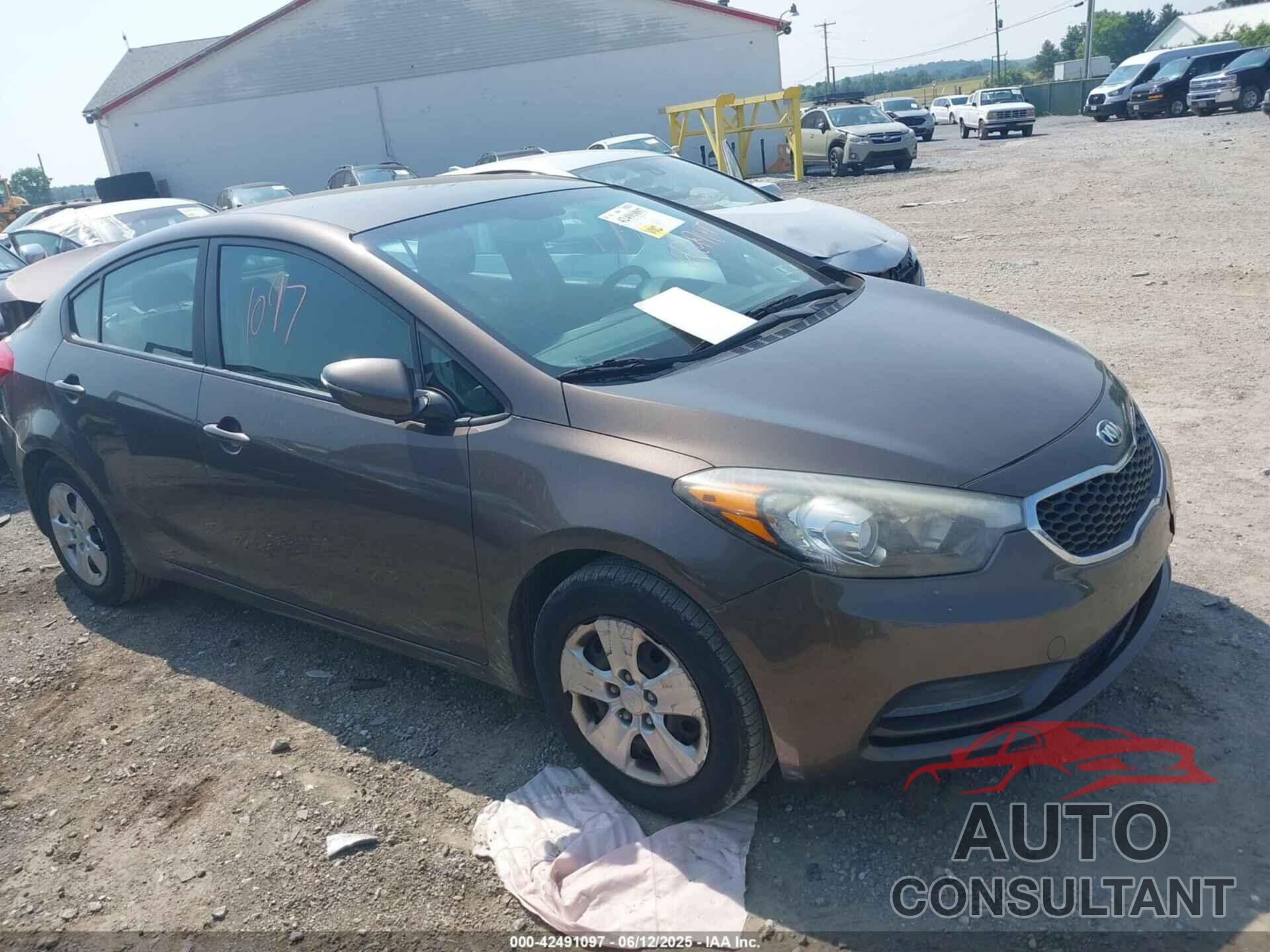 KIA FORTE 2015 - KNAFX4A68F5295454
