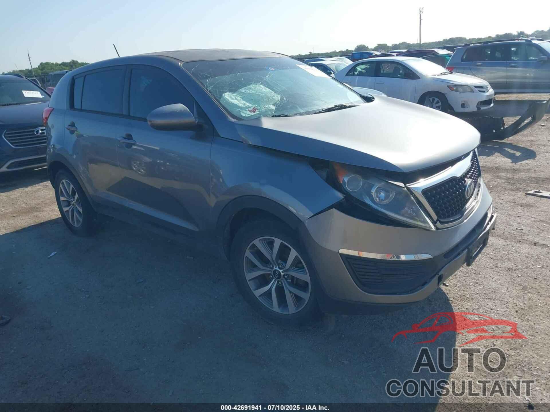 KIA SPORTAGE 2016 - KNDPB3AC6G7849831