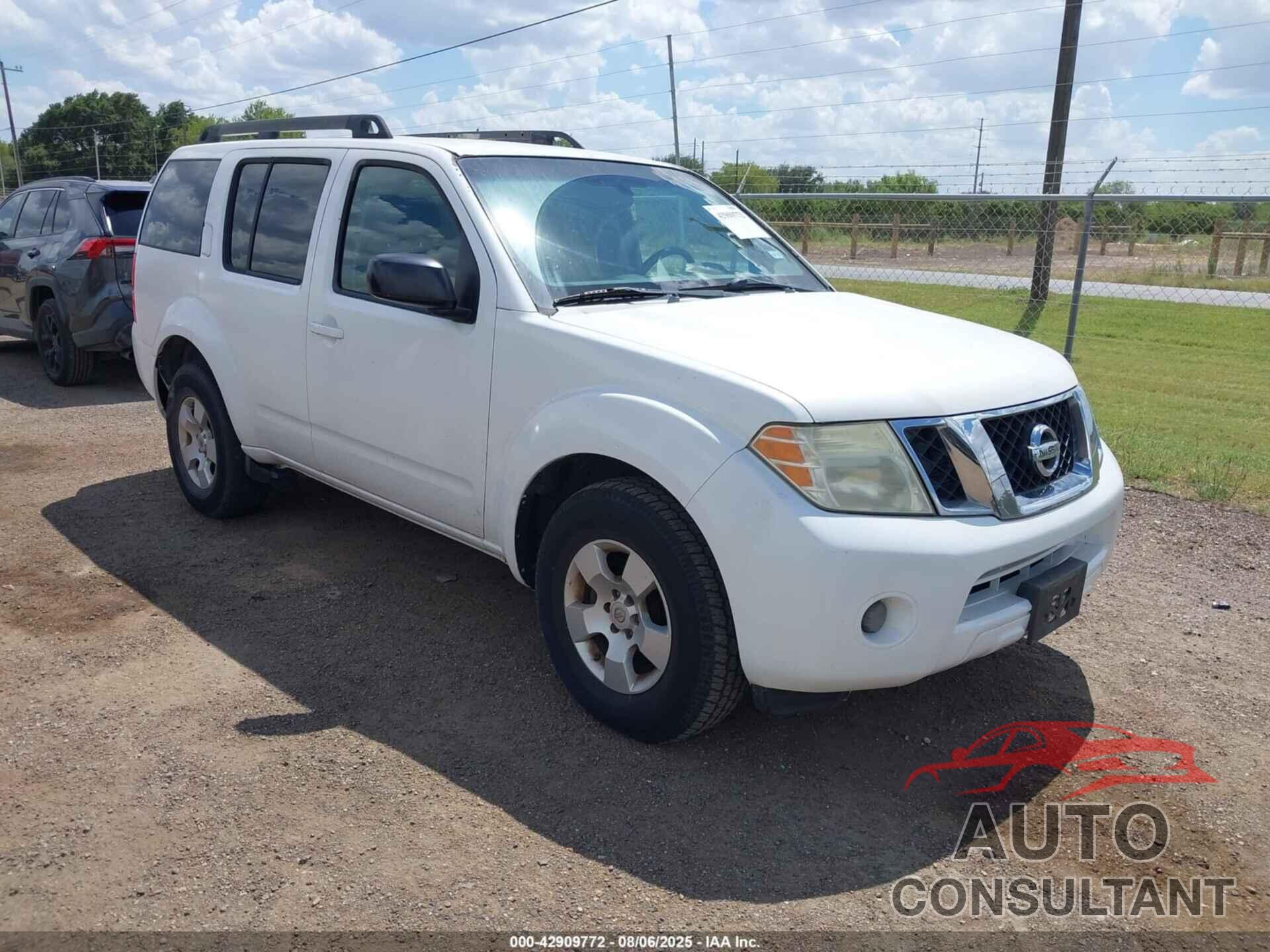 NISSAN PATHFINDER 2009 - 5N1AR18U29C617088