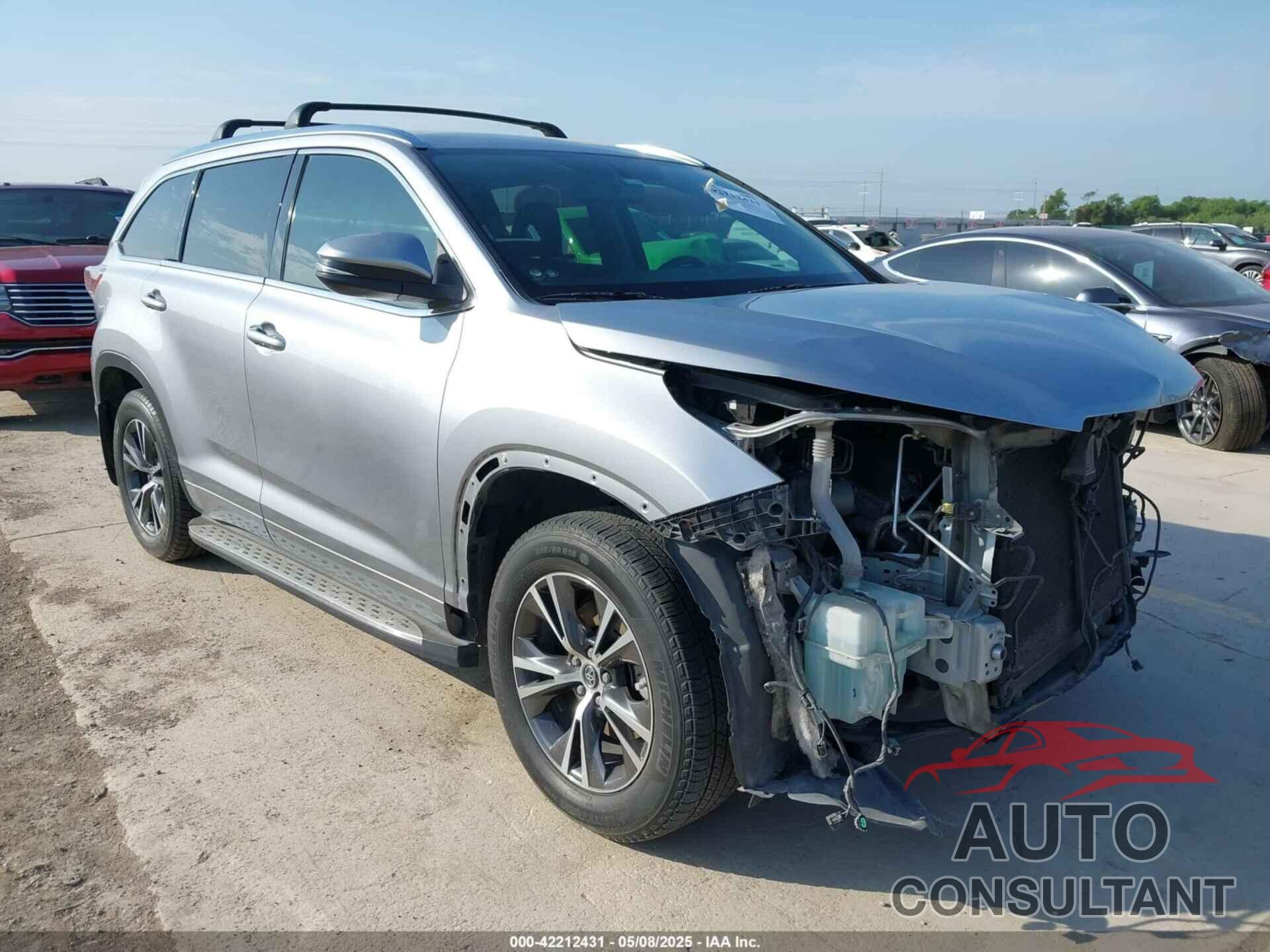 TOYOTA HIGHLANDER 2016 - 5TDKKRFHXGS506222