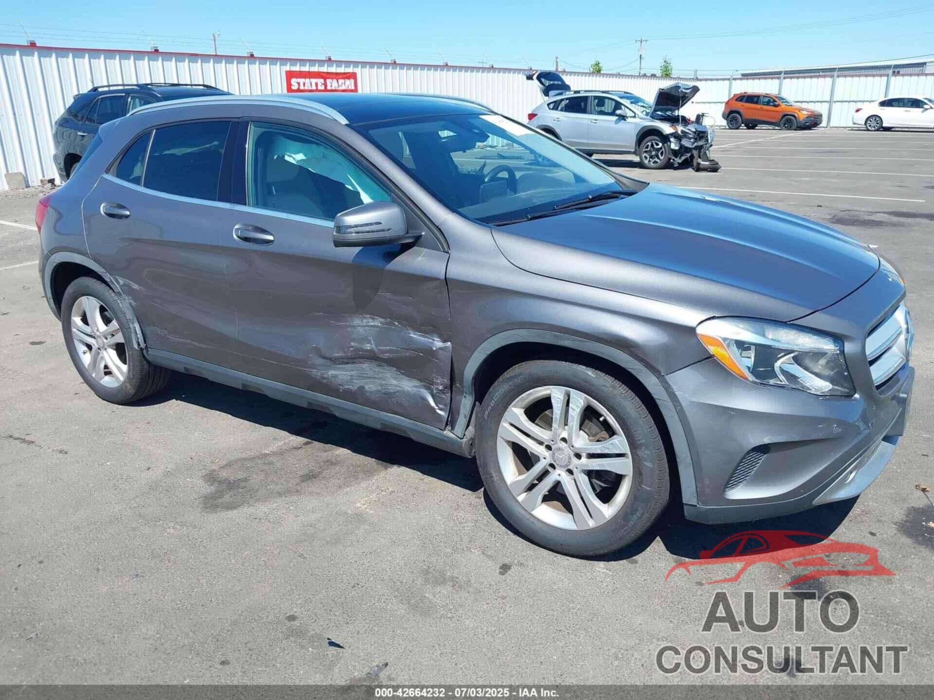 MERCEDES-BENZ GLA 250 2017 - WDCTG4GB0HJ319390