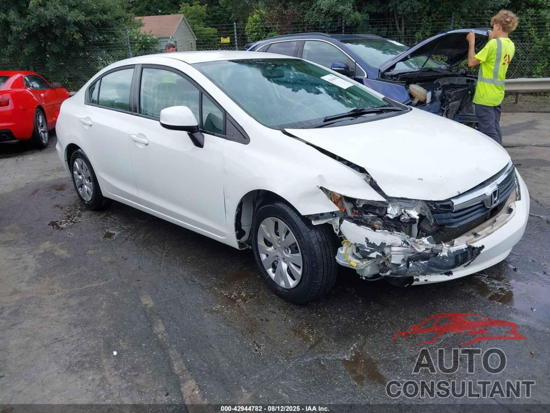 HONDA CIVIC 2012 - 19XFB2F53CE316359
