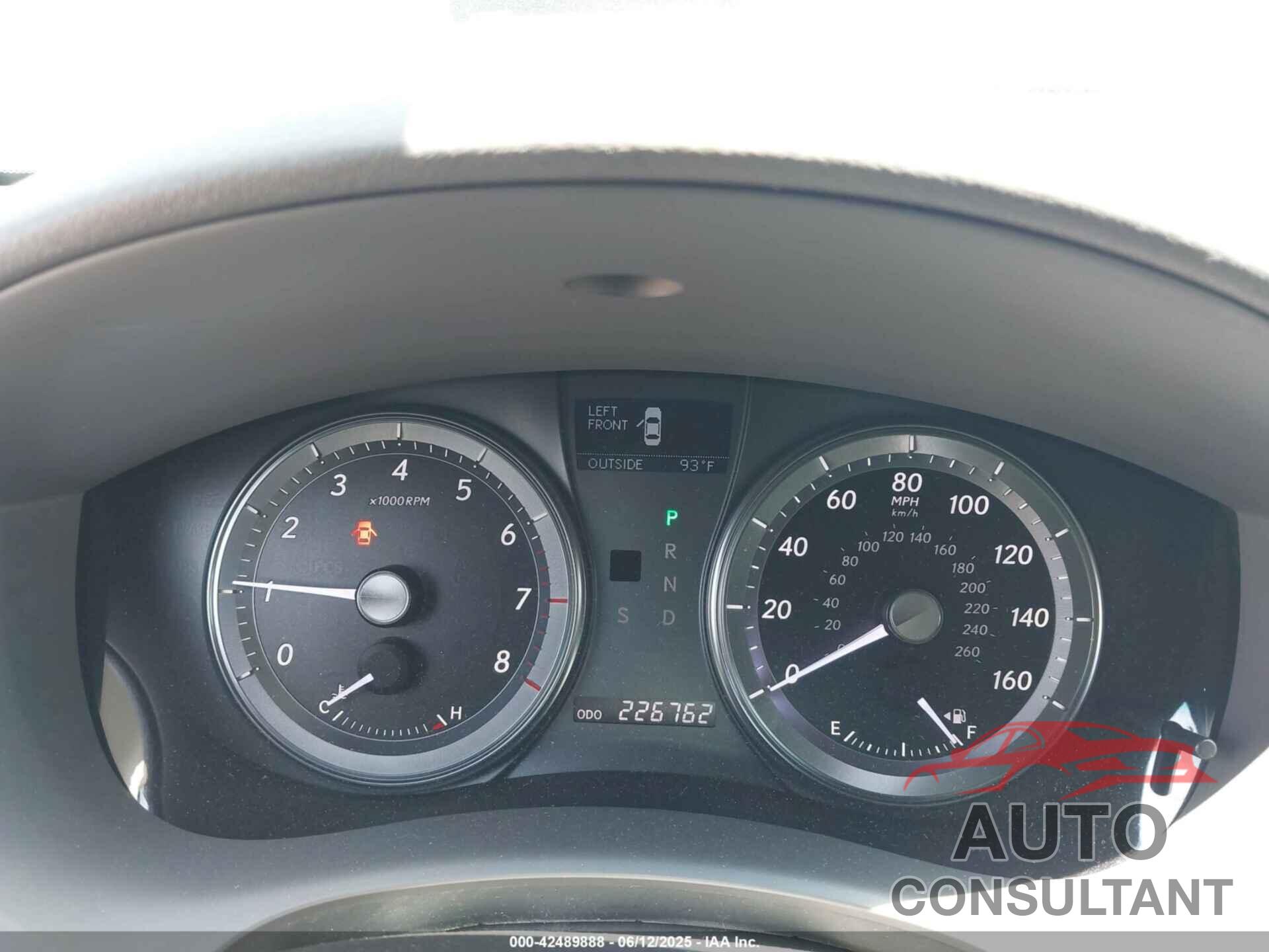 LEXUS ES 350 2010 - JTHBK1EG5A2381850
