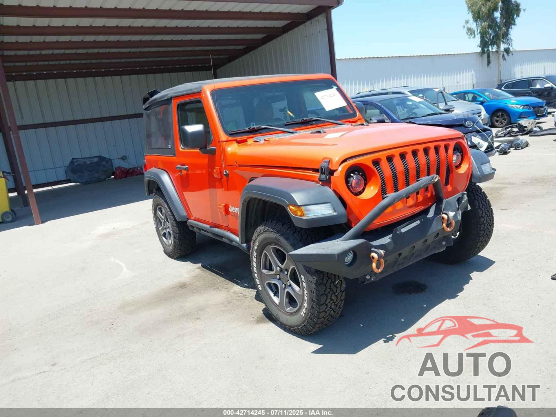 JEEP WRANGLER 2019 - 1C4GJXAG8KW616321