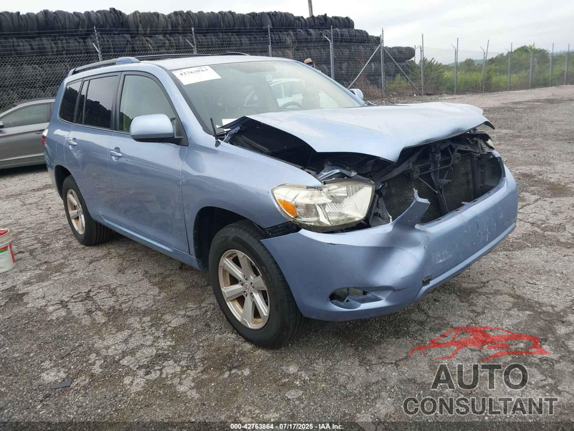 TOYOTA HIGHLANDER 2009 - JTEDS41A792075575