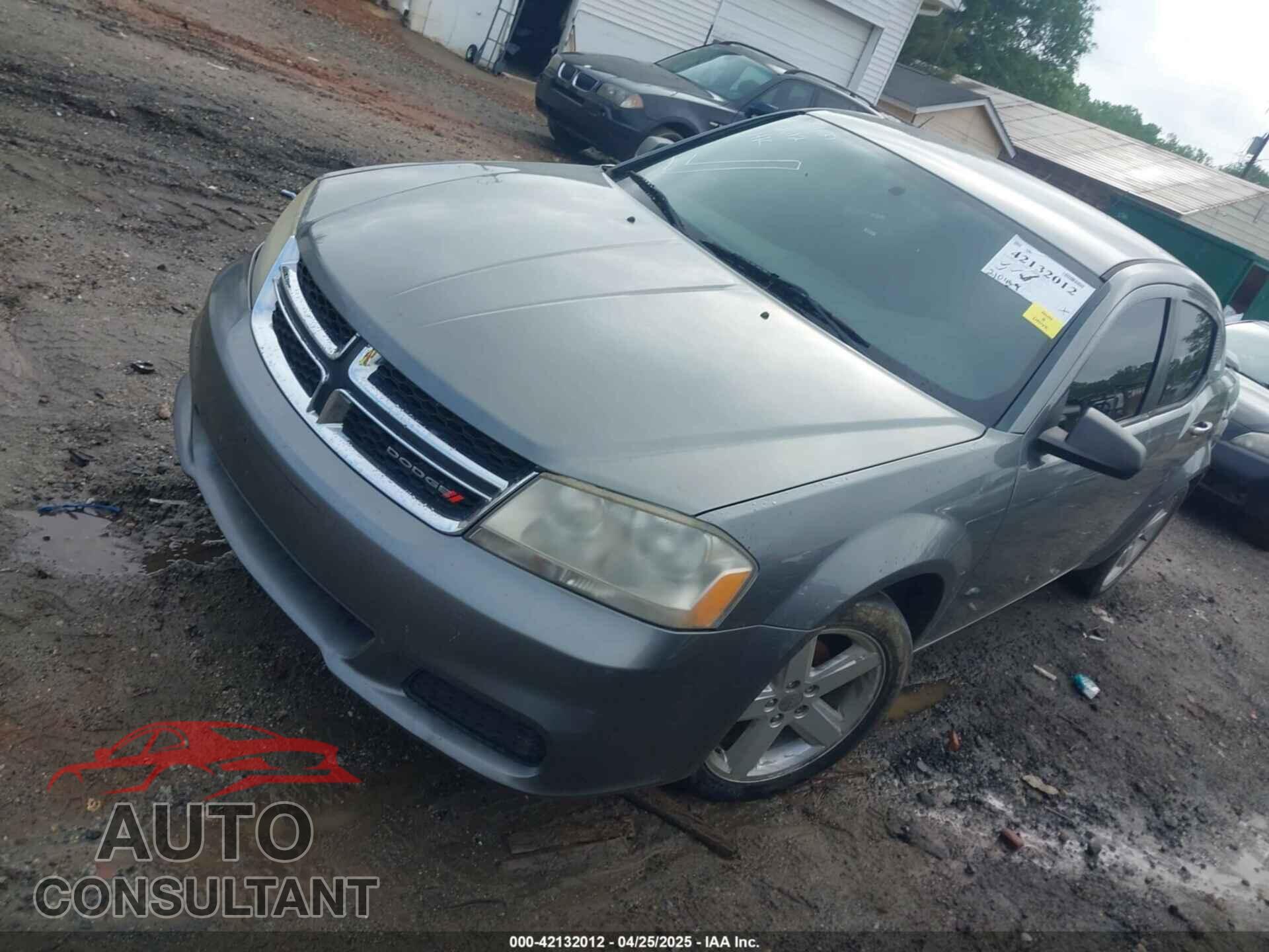DODGE AVENGER 2012 - 1C3CDZAG1CN280766