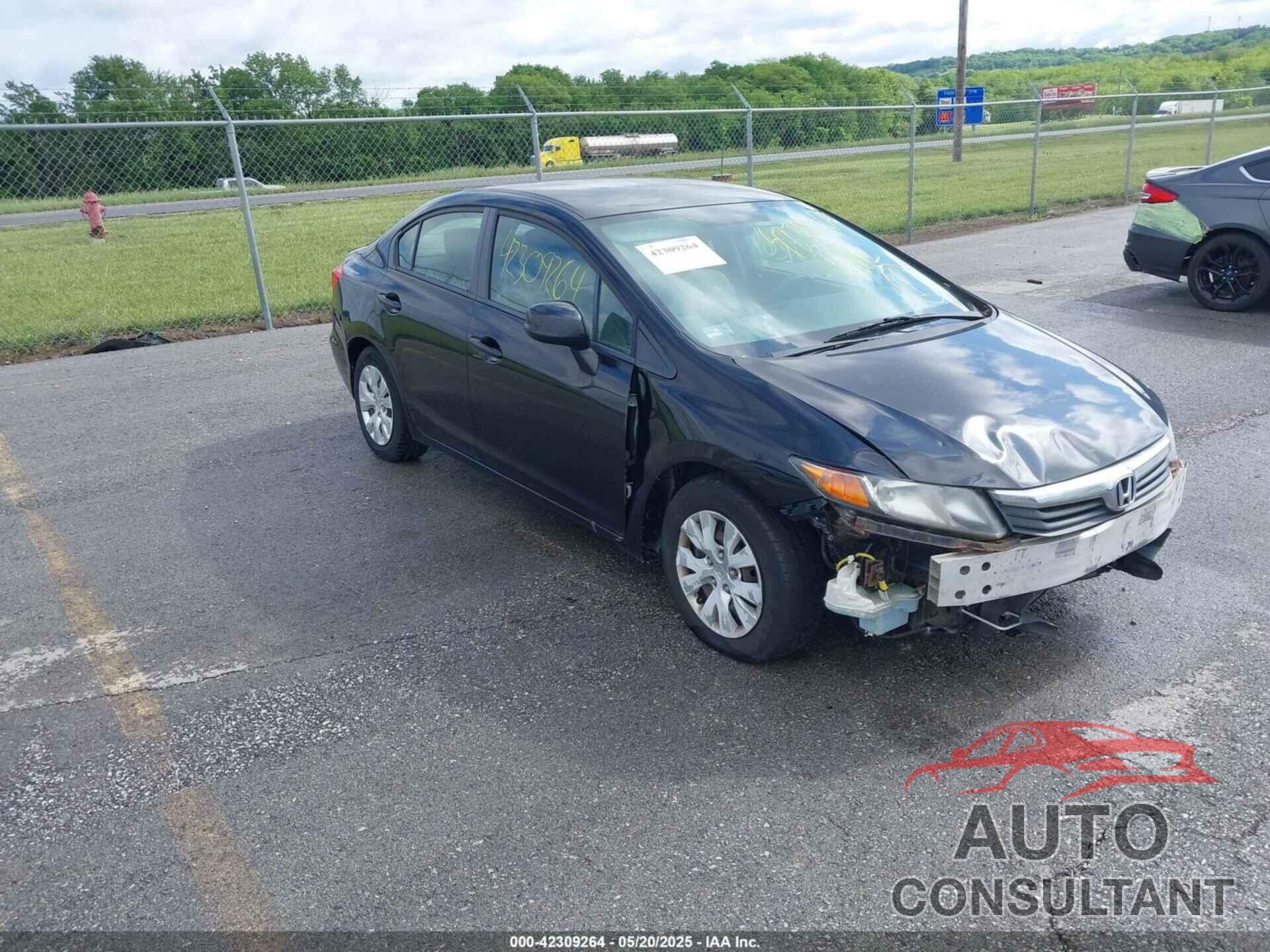 HONDA CIVIC 2012 - 2HGFB2F59CH325508