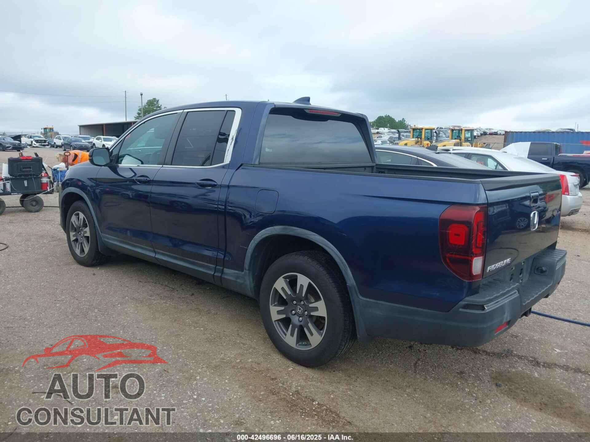 HONDA RIDGELINE 2017 - 5FPYK2F51HB010939