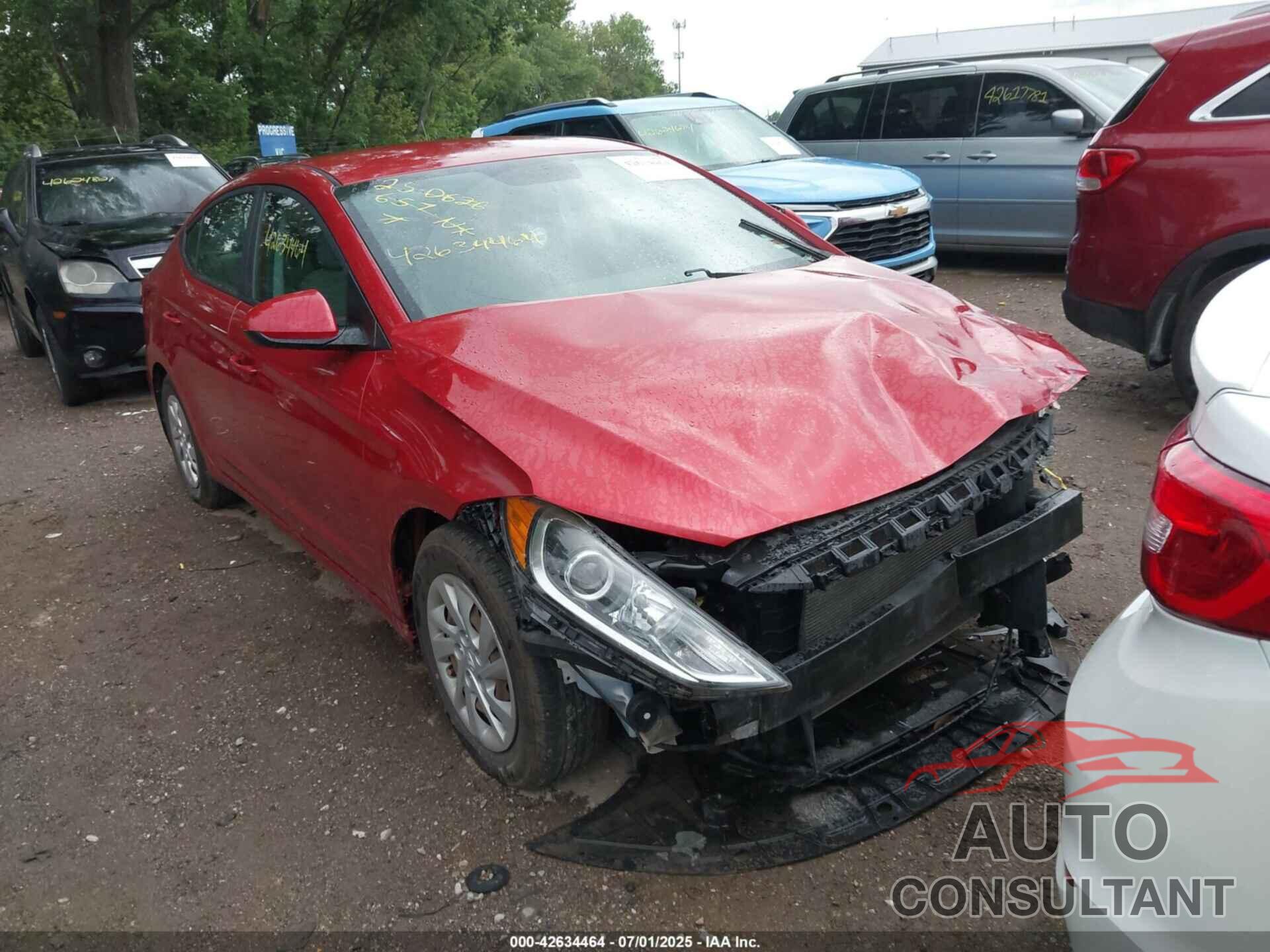 HYUNDAI ELANTRA 2017 - 5NPD74LF7HH102916