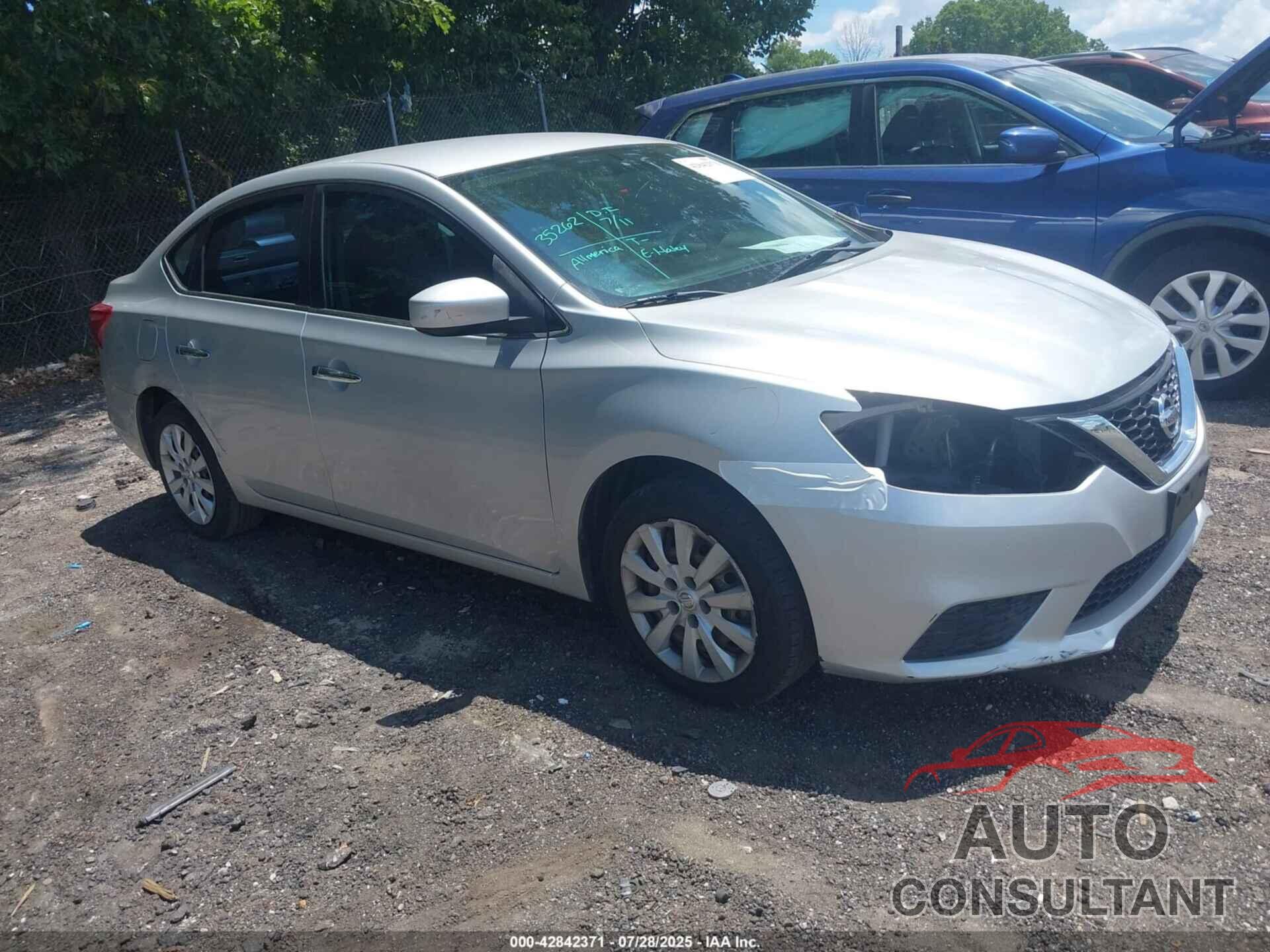 NISSAN SENTRA 2018 - 3N1AB7AP6JY254566