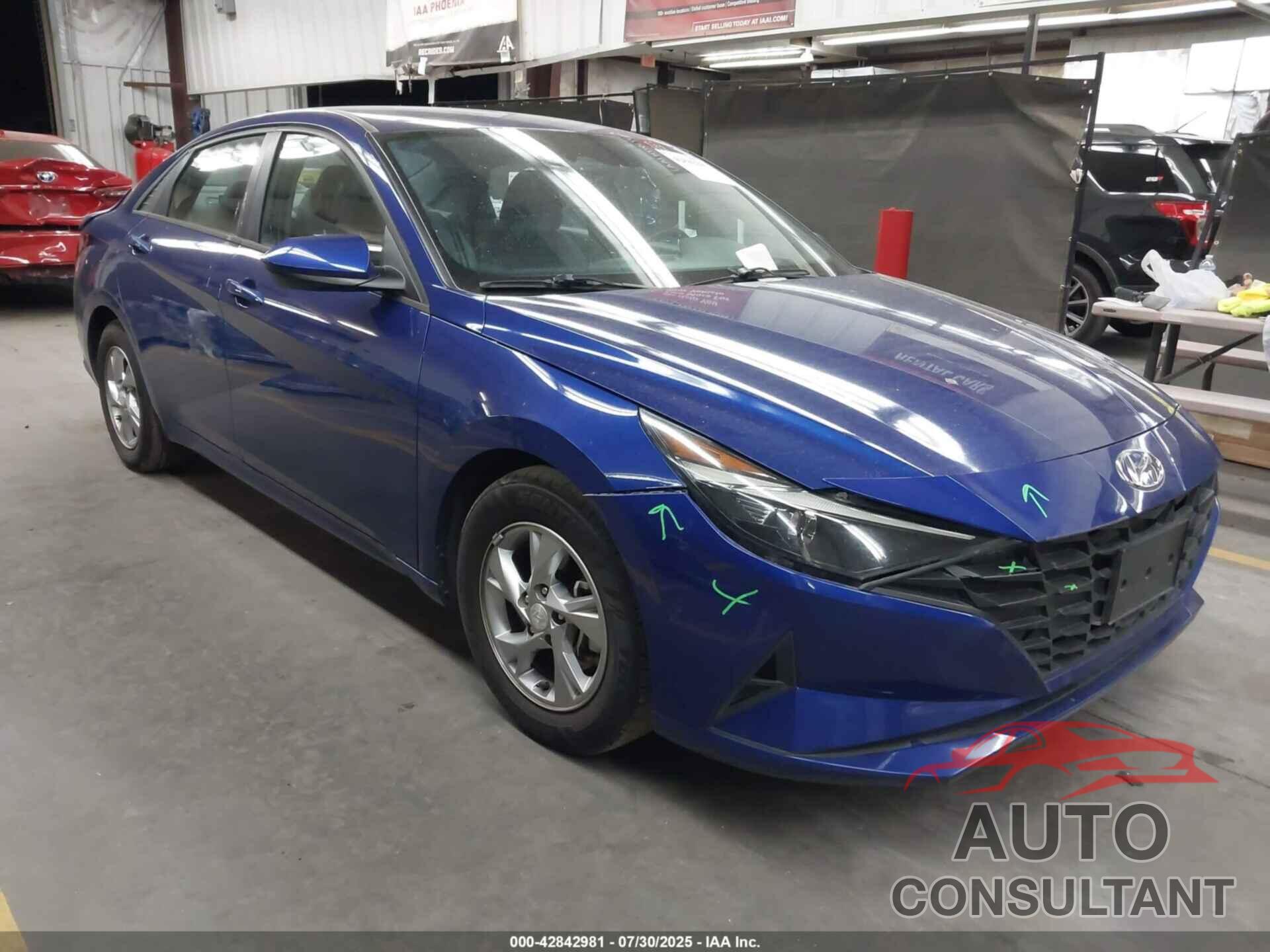 HYUNDAI ELANTRA 2021 - 5NPLL4AG8MH035501