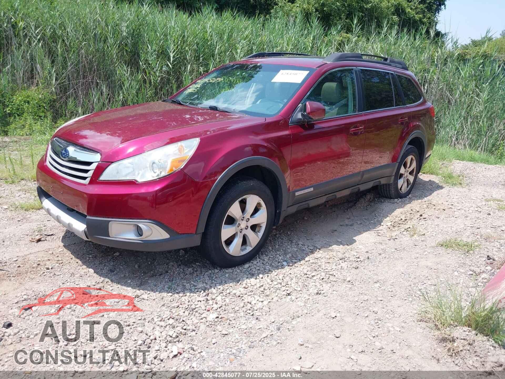 SUBARU OUTBACK 2011 - 4S4BRBLC8B3406119