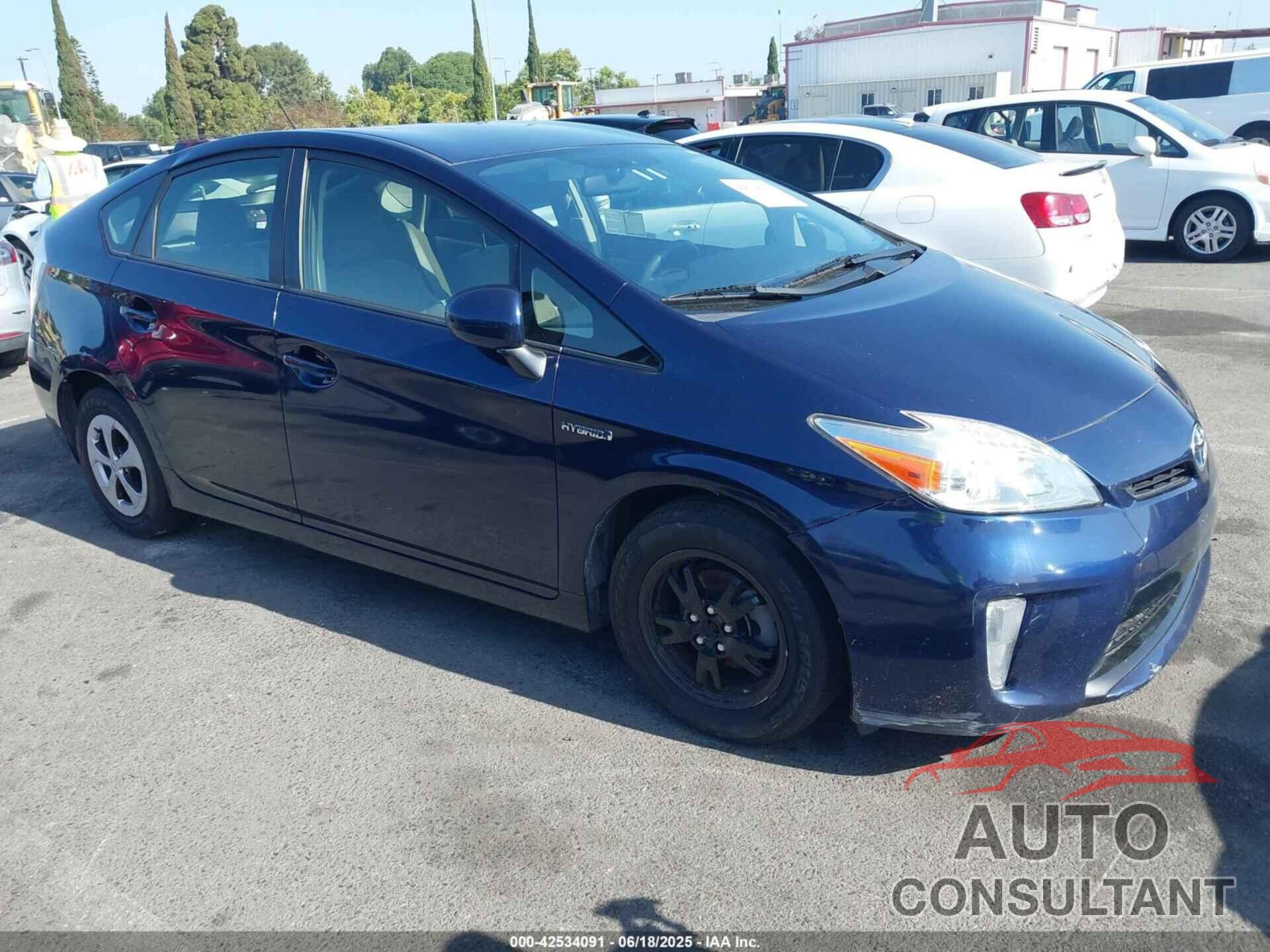 TOYOTA PRIUS 2014 - JTDKN3DU3E0369368