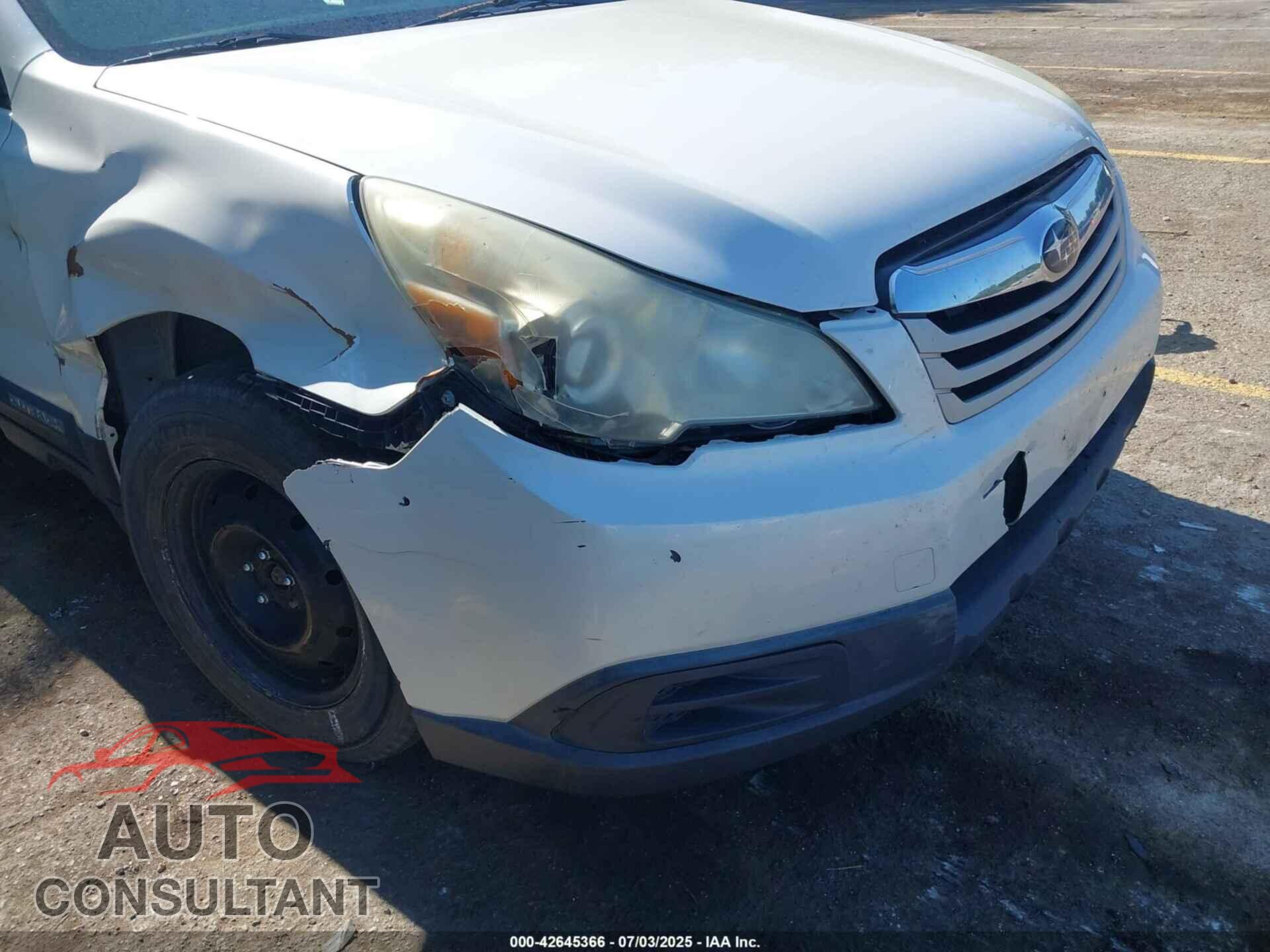 SUBARU OUTBACK 2011 - 4S4BRCAC5B3343067