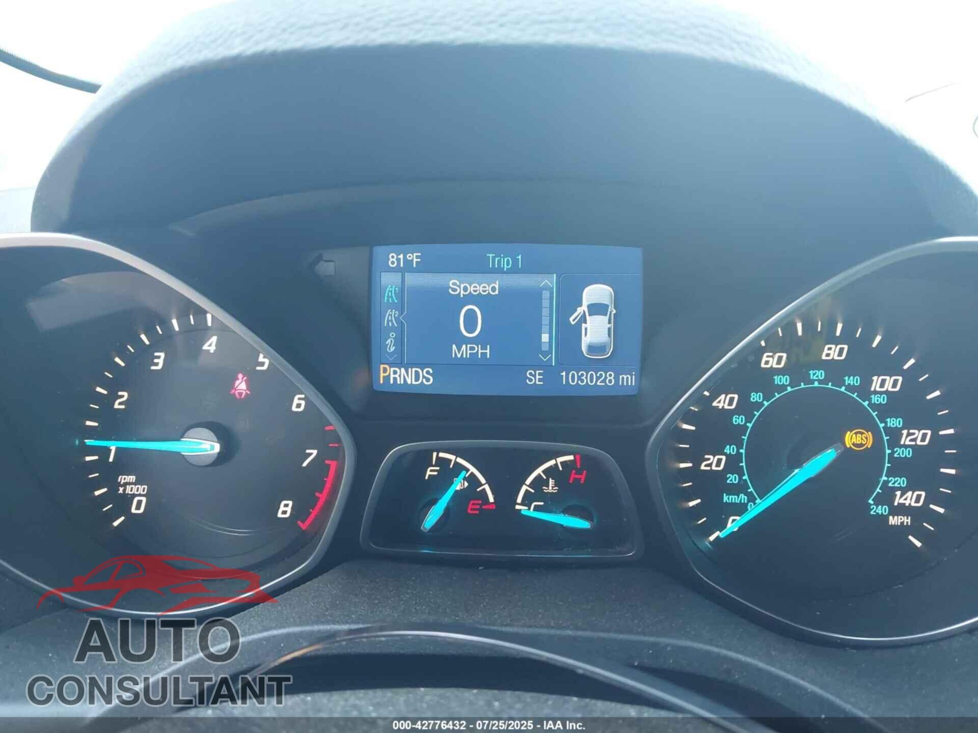 FORD ESCAPE 2014 - 1FMCU0F71EUC53300