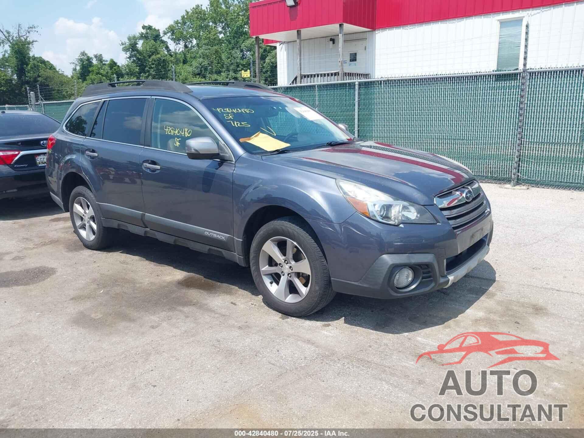 SUBARU OUTBACK 2014 - 4S4BRBPC8E3281606