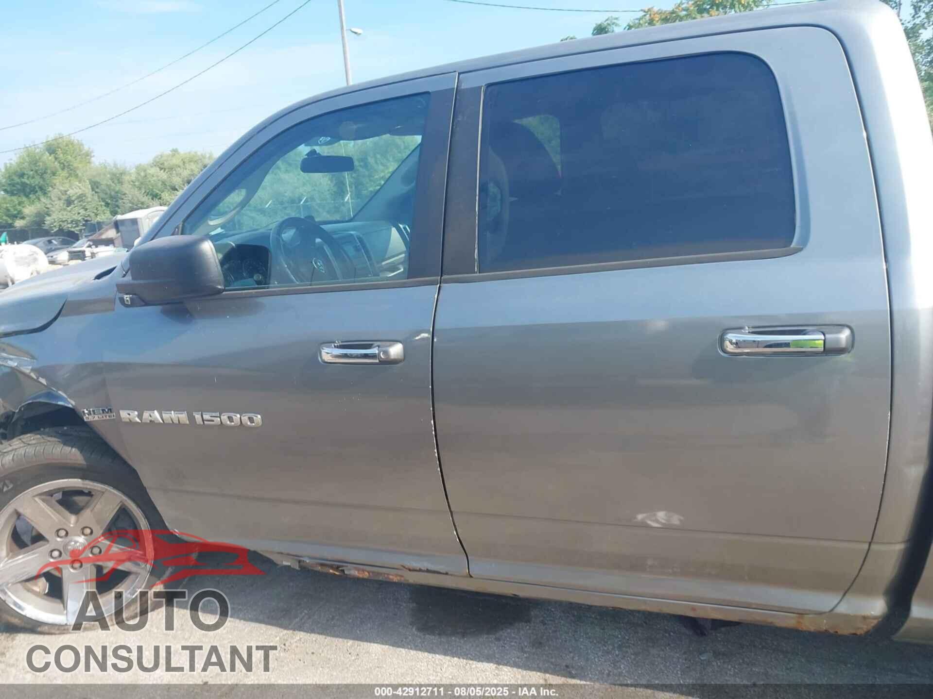 RAM 1500 2012 - 1C6RD7LT5CS290696
