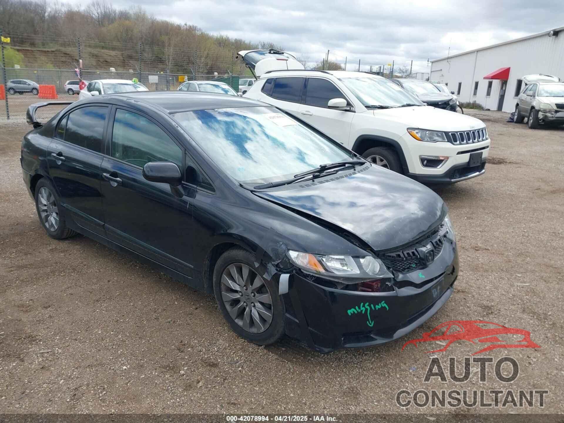 HONDA CIVIC 2011 - 2HGFA1F54BH504891