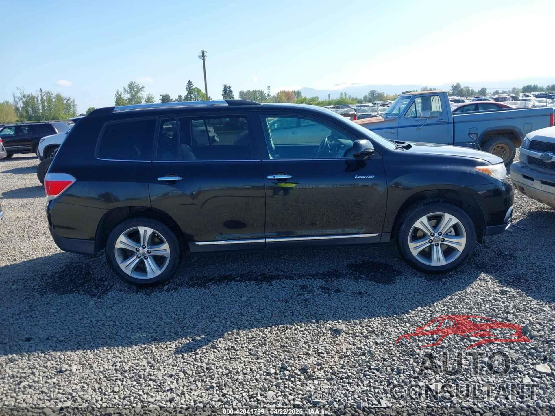 TOYOTA HIGHLANDER 2013 - 5TDDK3EH1DS216163