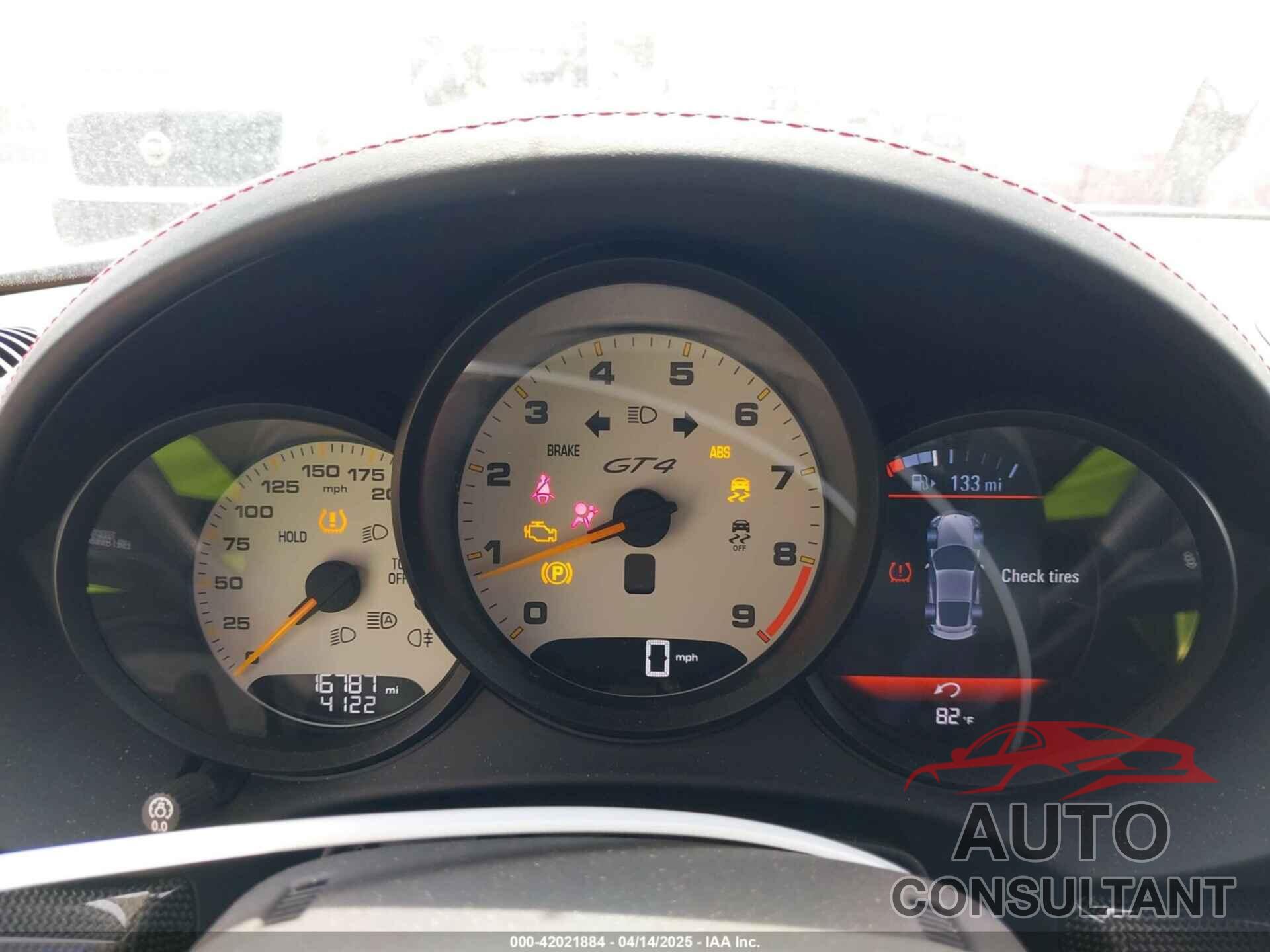 PORSCHE 718 CAYMAN 2020 - WP0AC2A82LK289130