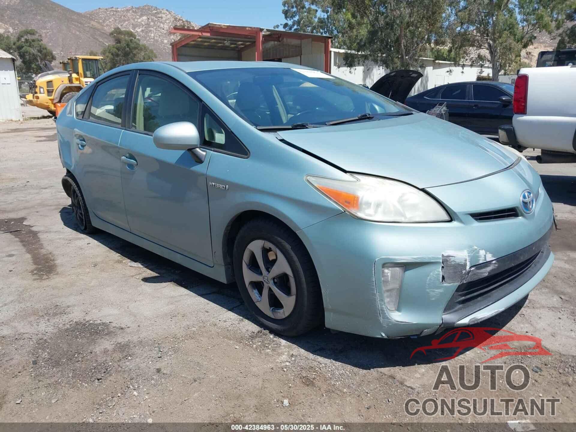 TOYOTA PRIUS 2013 - JTDKN3DU7D5623584