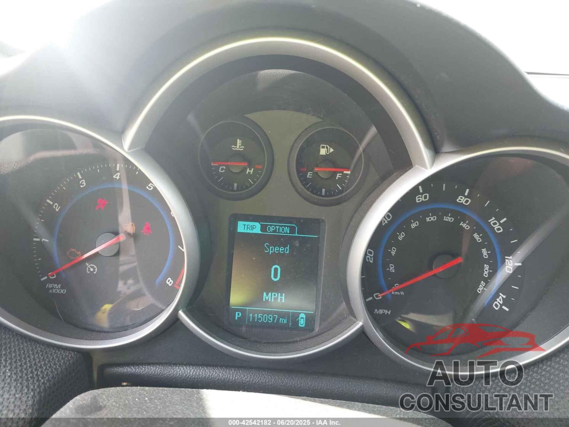 CHEVROLET CRUZE 2015 - 1G1PC5SBXF7223964