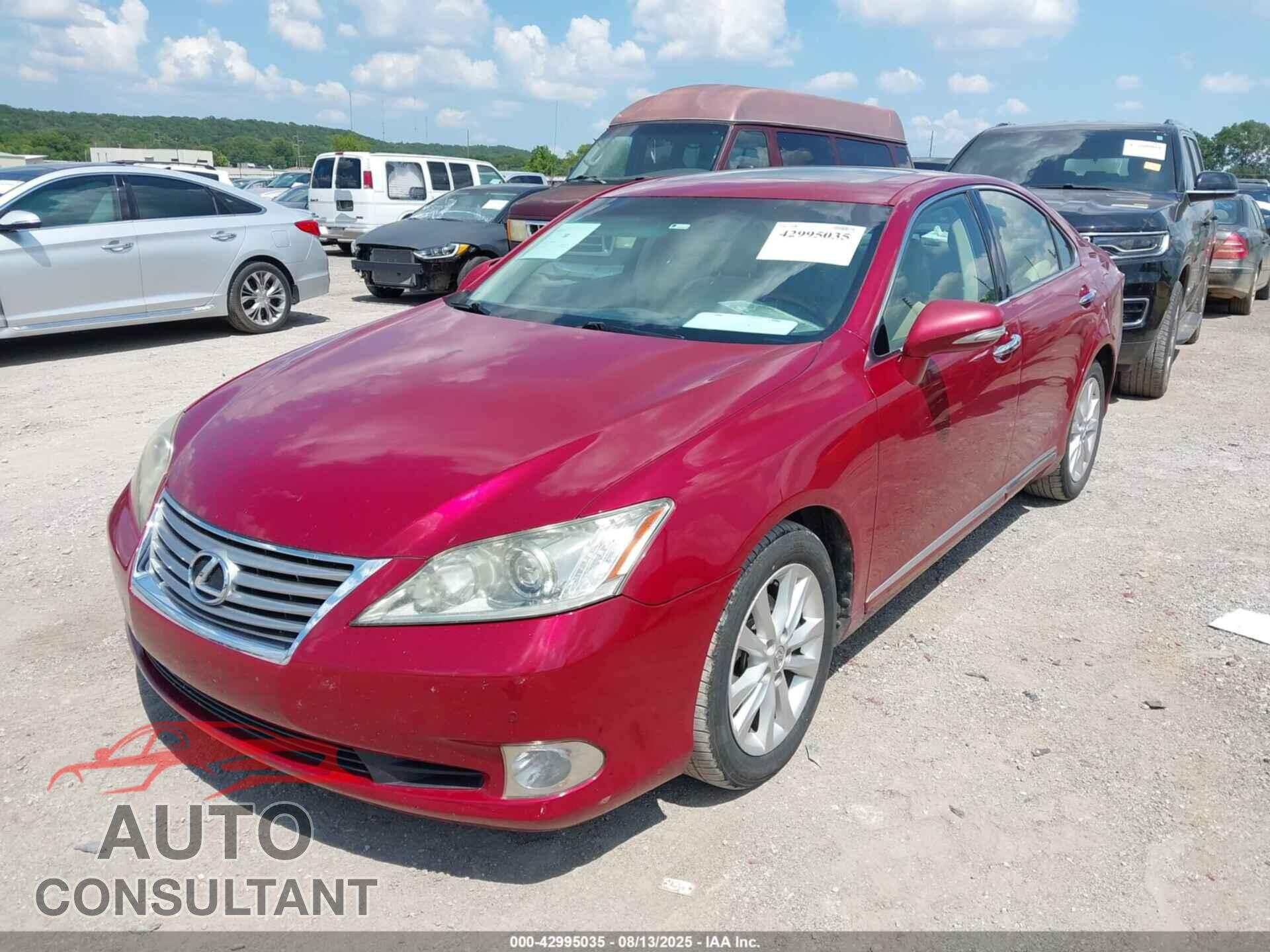 LEXUS ES 2010 - JTHBK1EG8A2379249