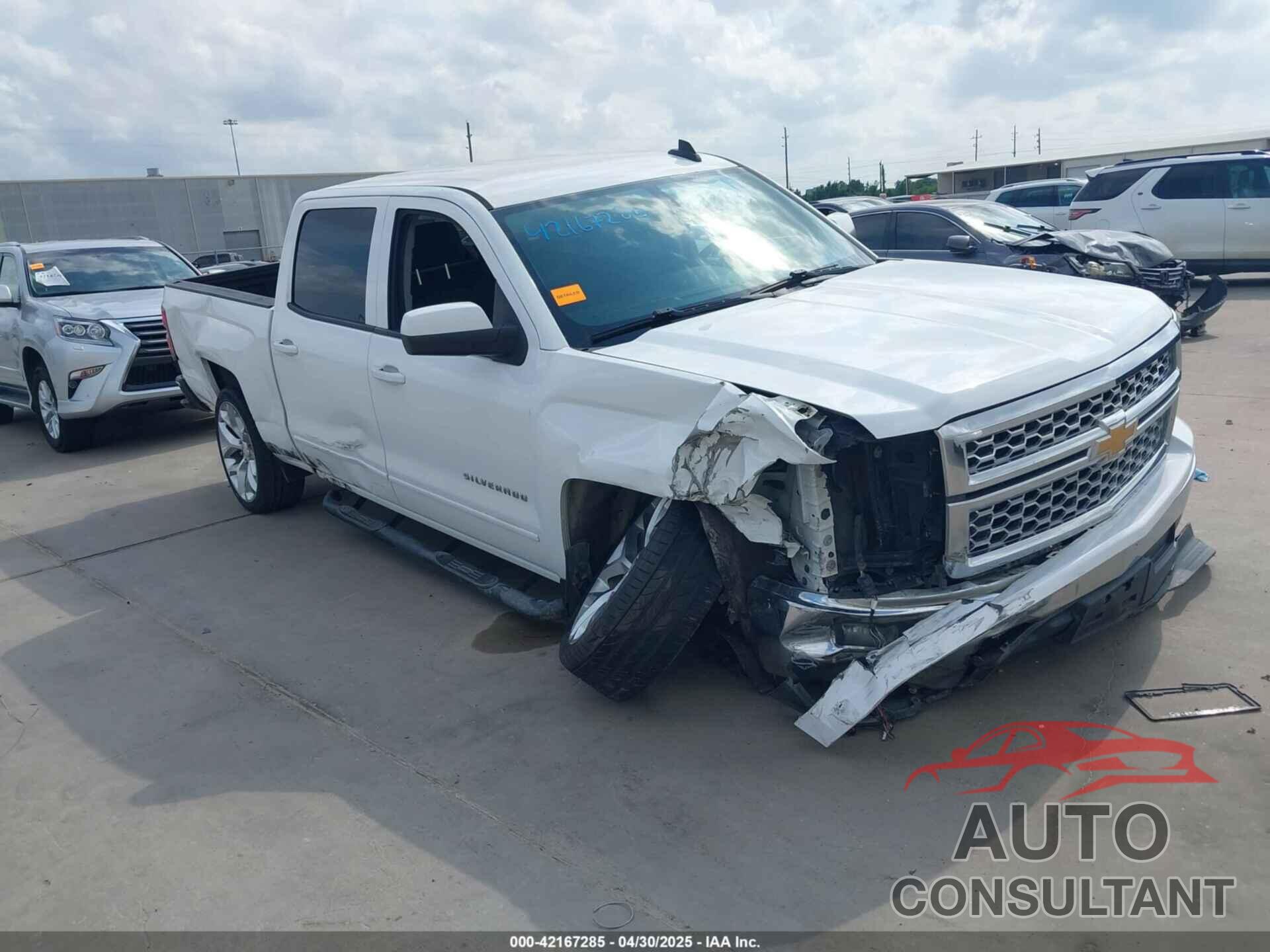 CHEVROLET SILVERADO 1500 2015 - 3GCPCREC0FG398683