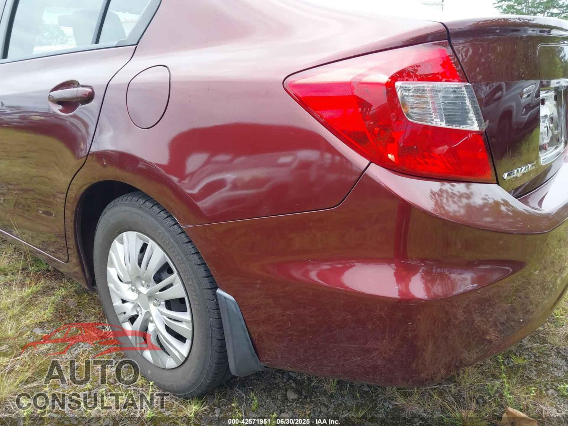 HONDA CIVIC 2012 - JHMFB2F5XCS002834