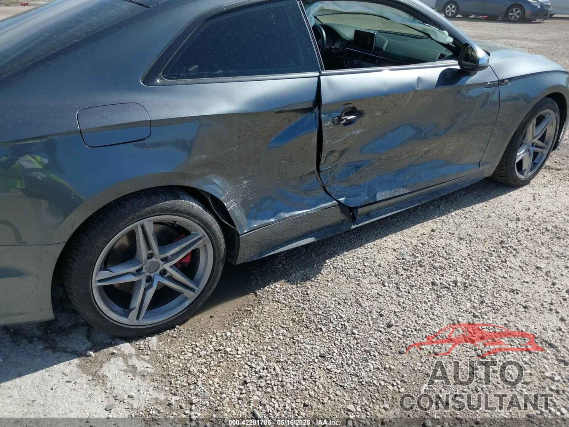 AUDI S5 2018 - WAUP4AF51JA089985