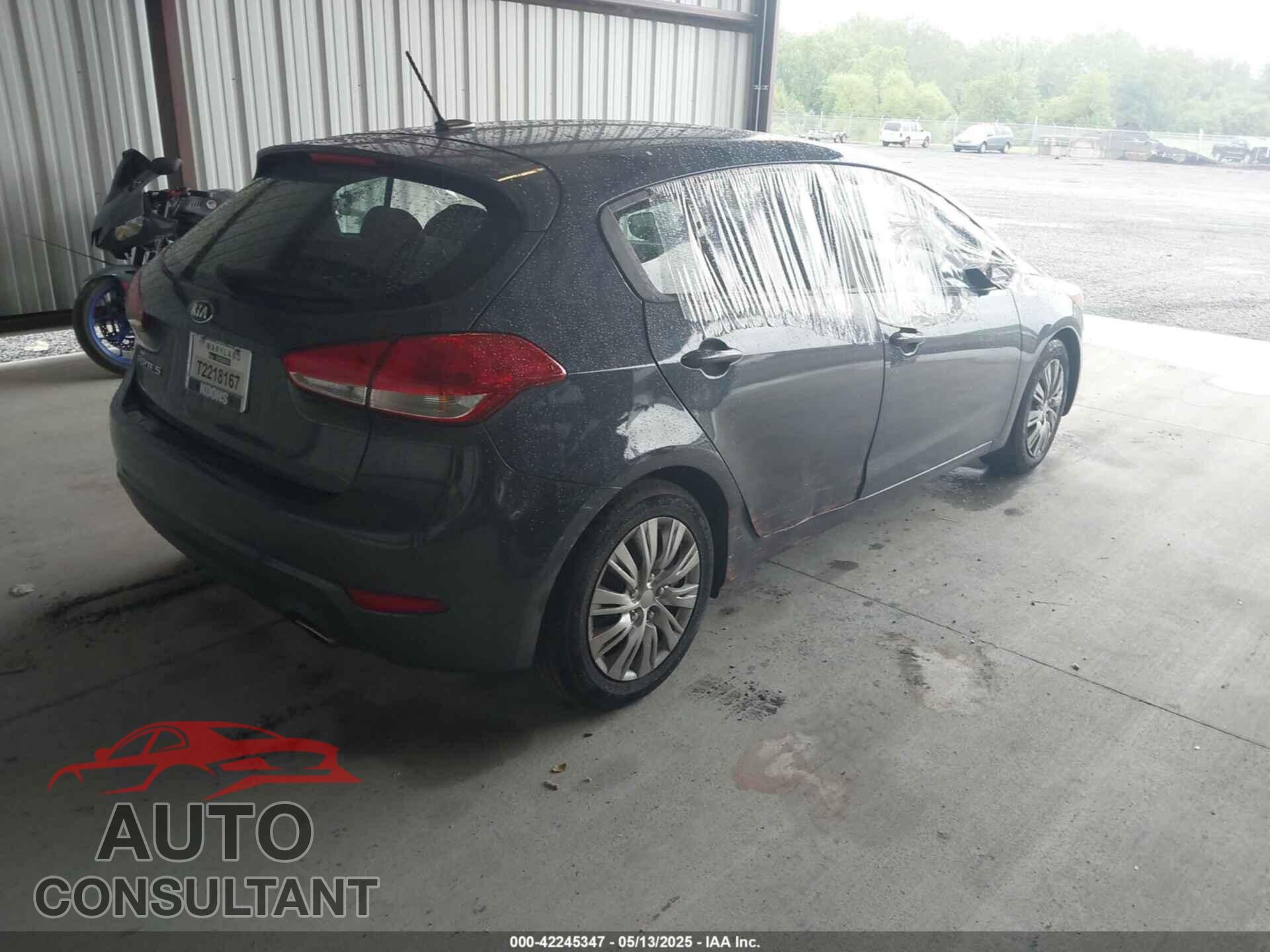 KIA FORTE 2016 - KNAFK5A88G5656236