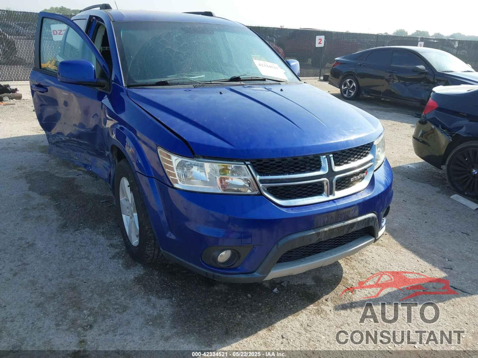 DODGE JOURNEY 2012 - 3C4PDCBG7CT361666