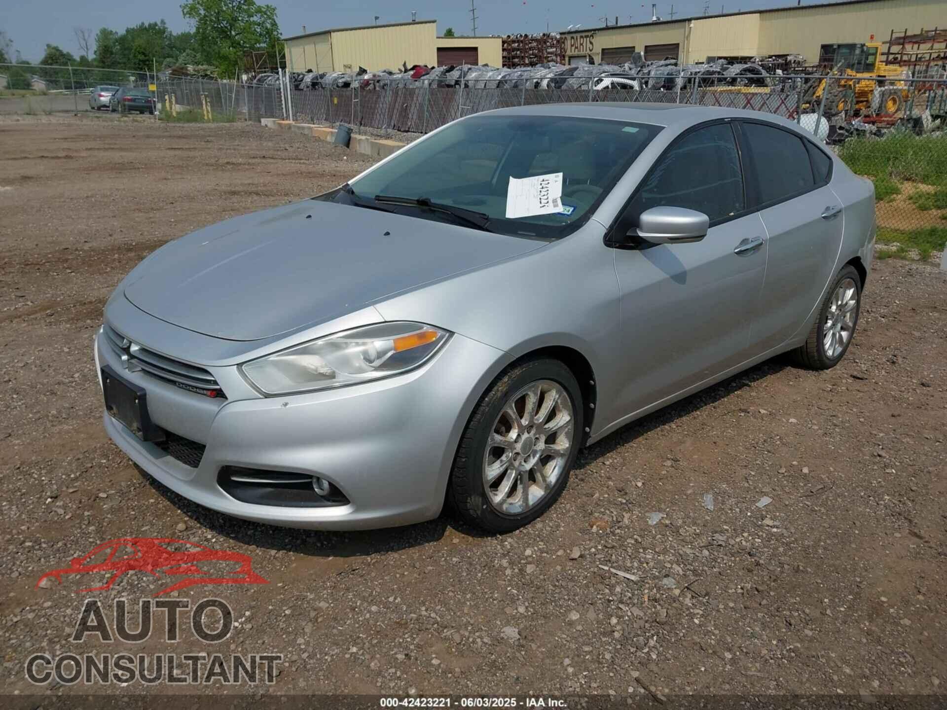 DODGE DART 2013 - 1C3CDFCH3DD198744