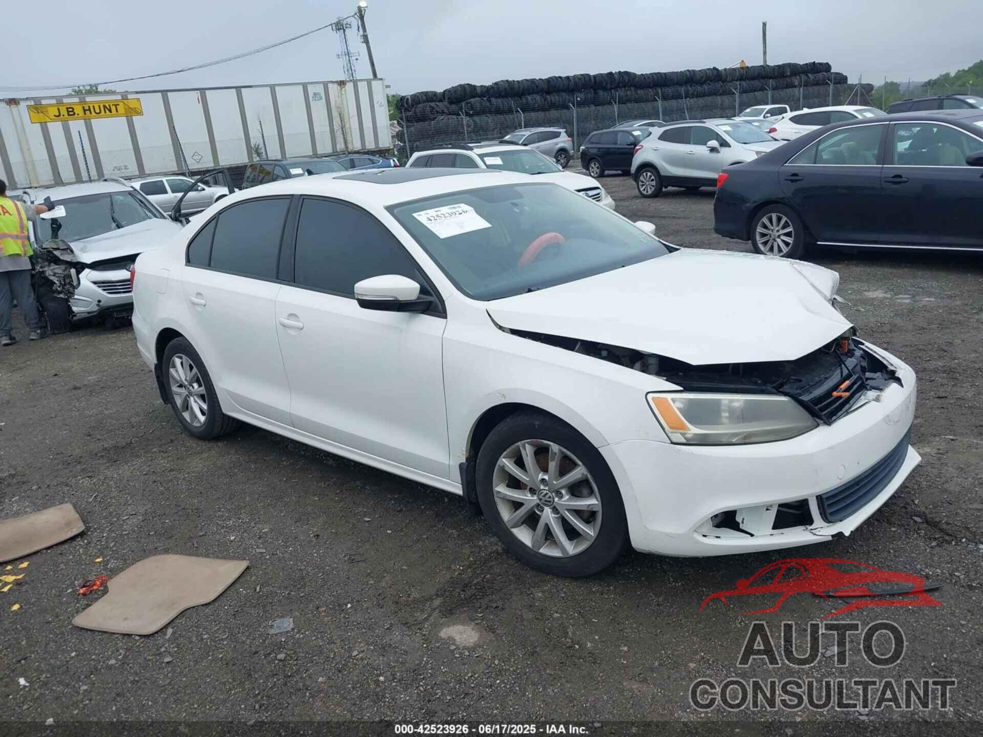 VOLKSWAGEN JETTA 2012 - 3VWDP7AJ8CM396562